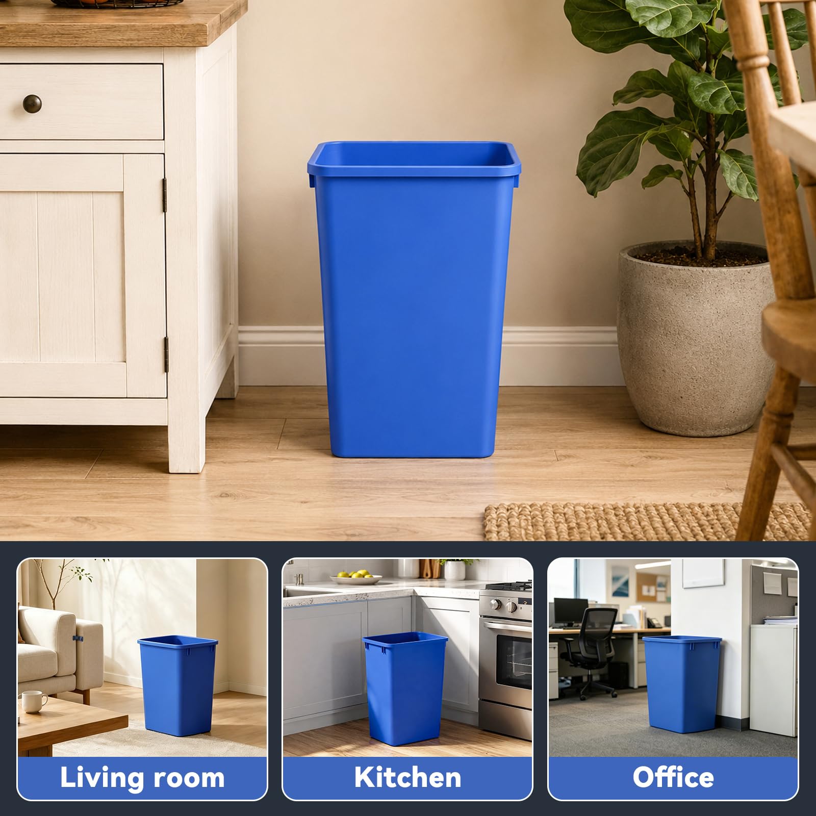 35QT Kitchen Trash Can