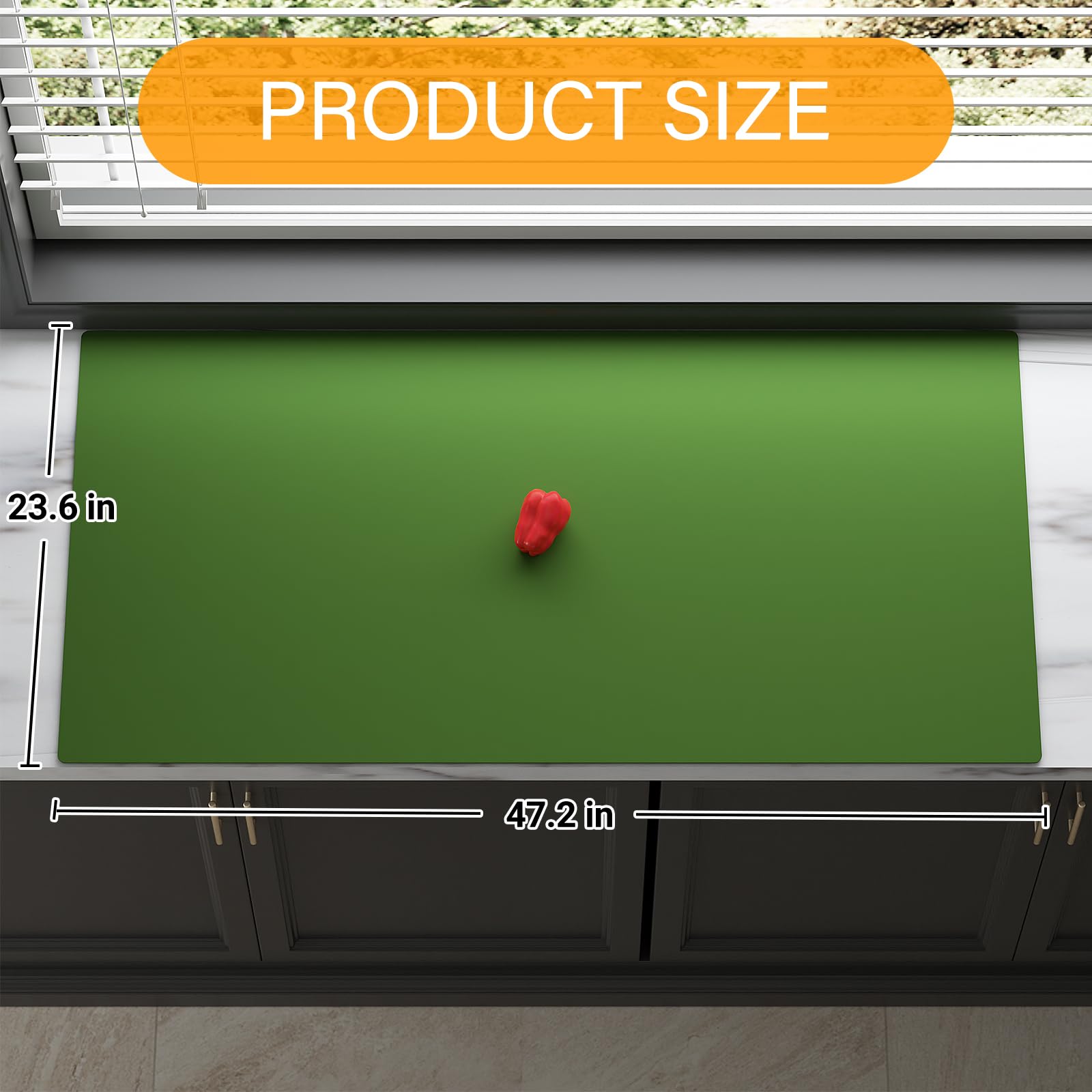 Quality Silicone Table Mat 47x24 Inch