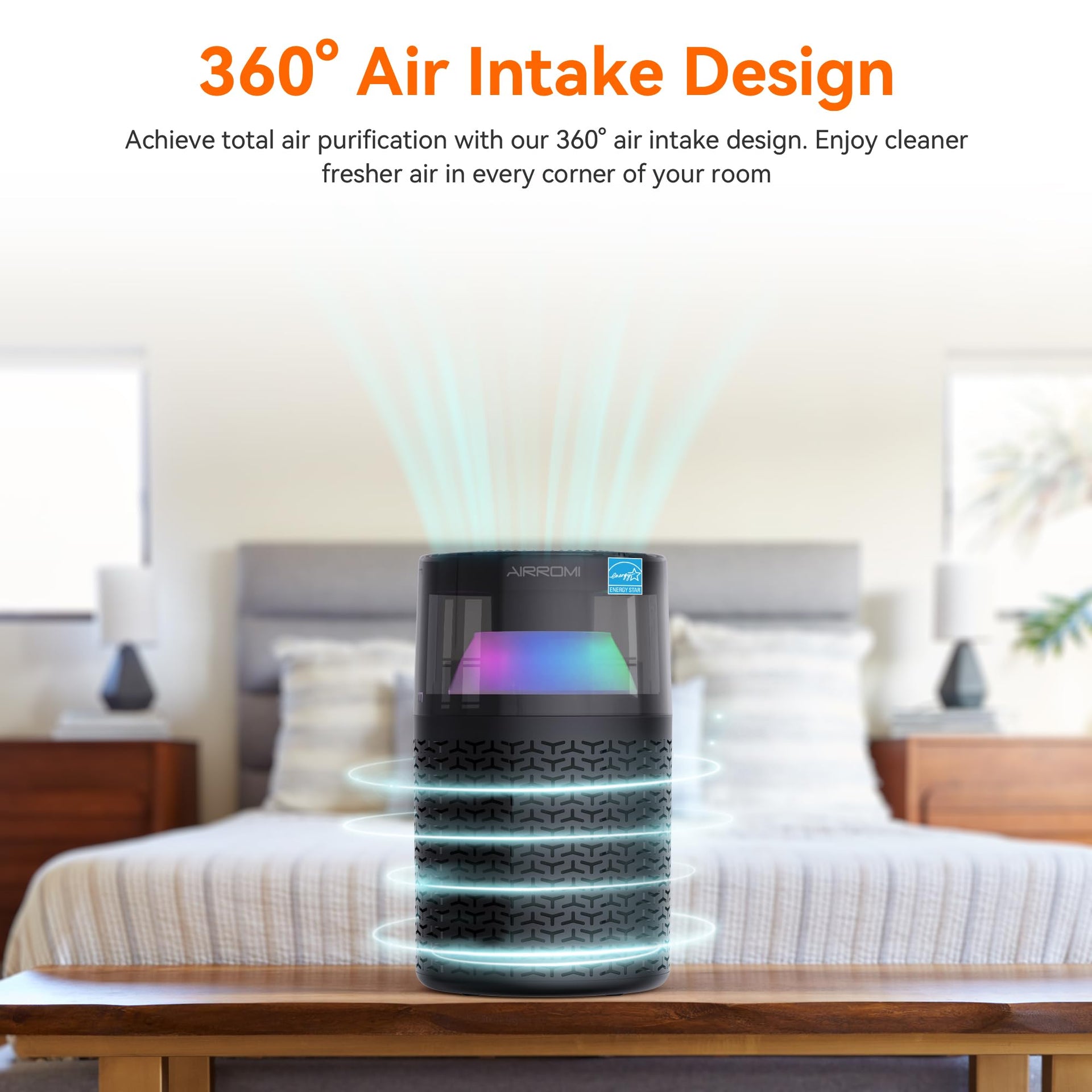 Pet Air Purifier for Home & Bedroom
