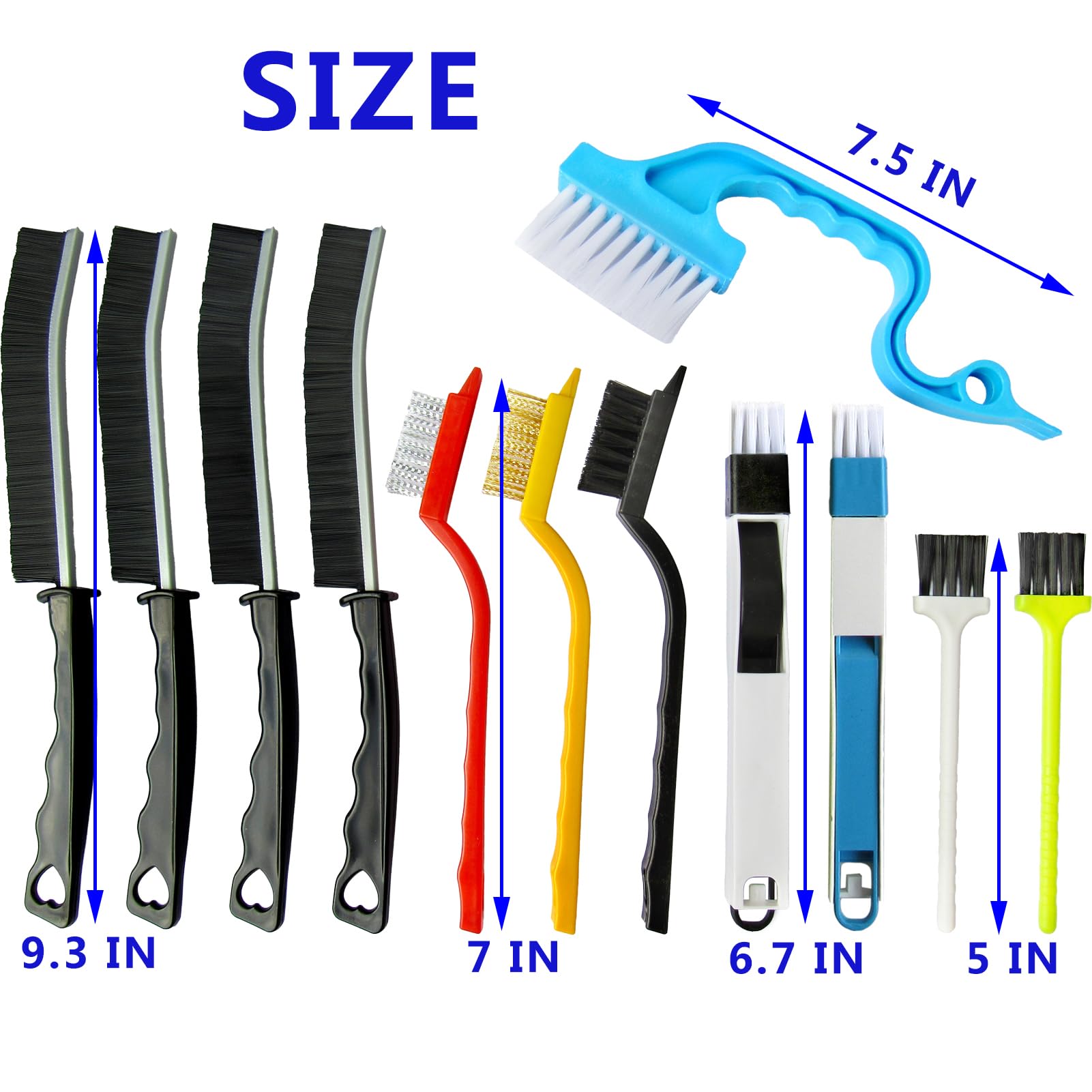 12Pcs Crevice & Gap Cleaning Brush (12 Count)