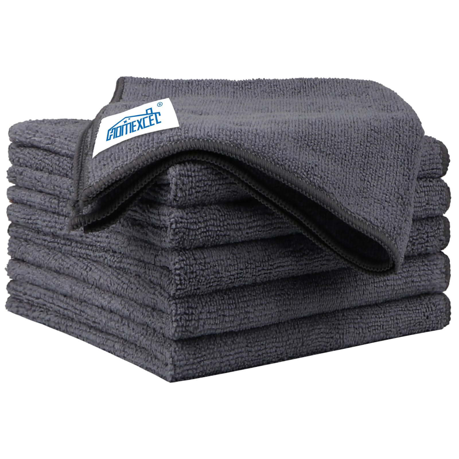 Grey Microfiber Cleaning Cloth 6 Pack (6 Count)