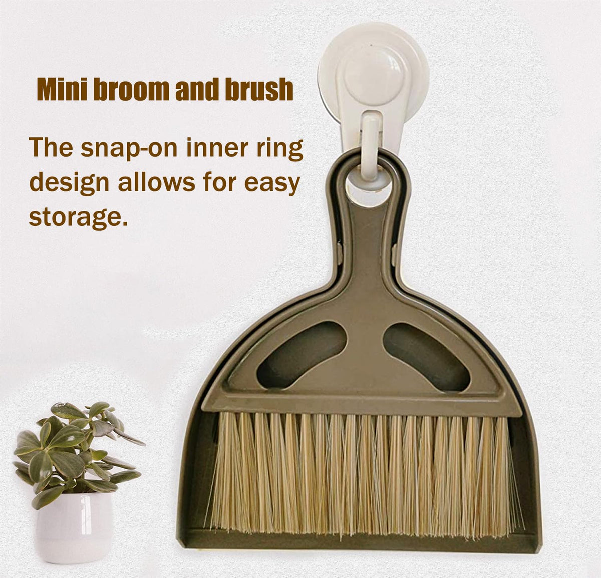 Mini Broom and Small Dustpan Brush