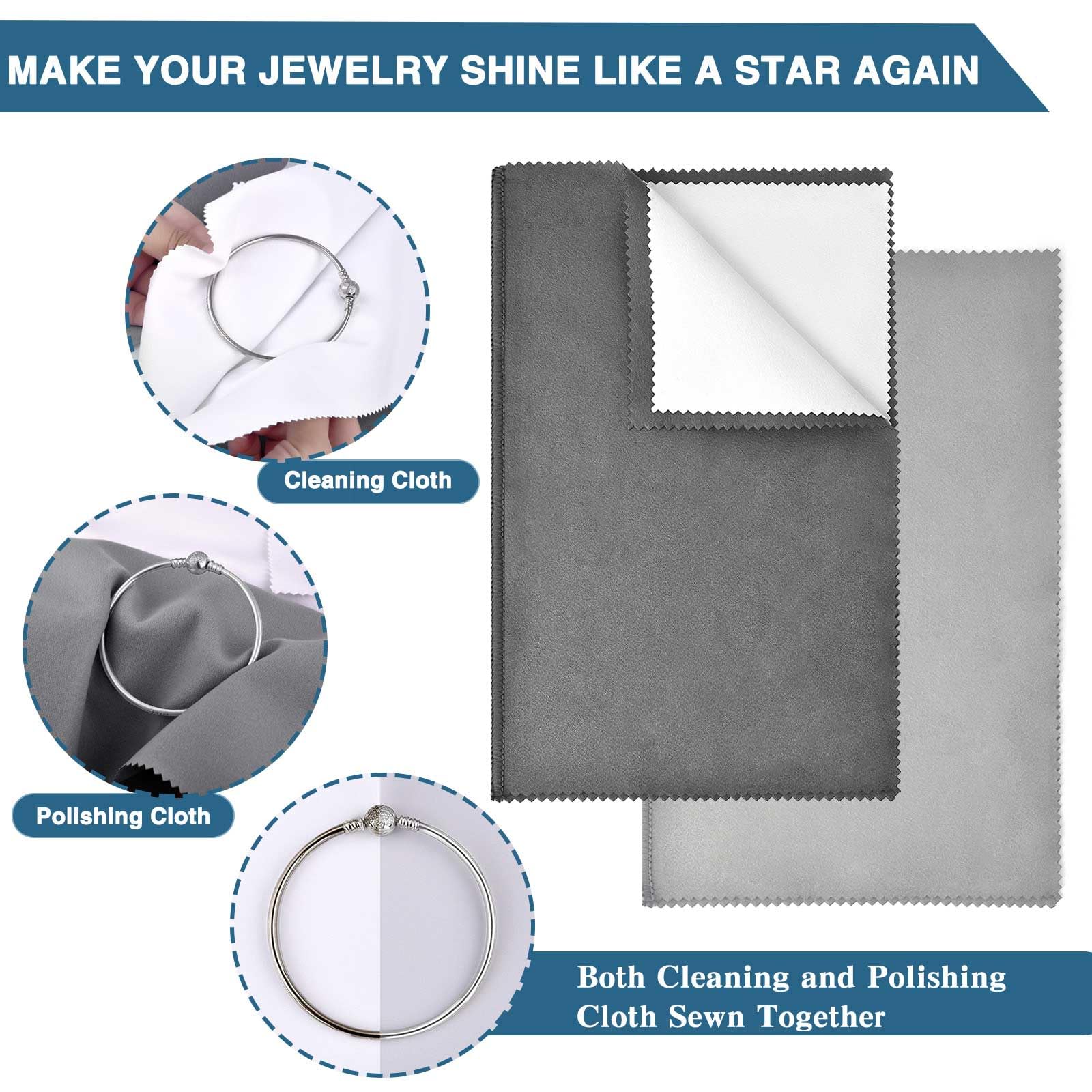 Silver Polishing Cloth (4 Count)