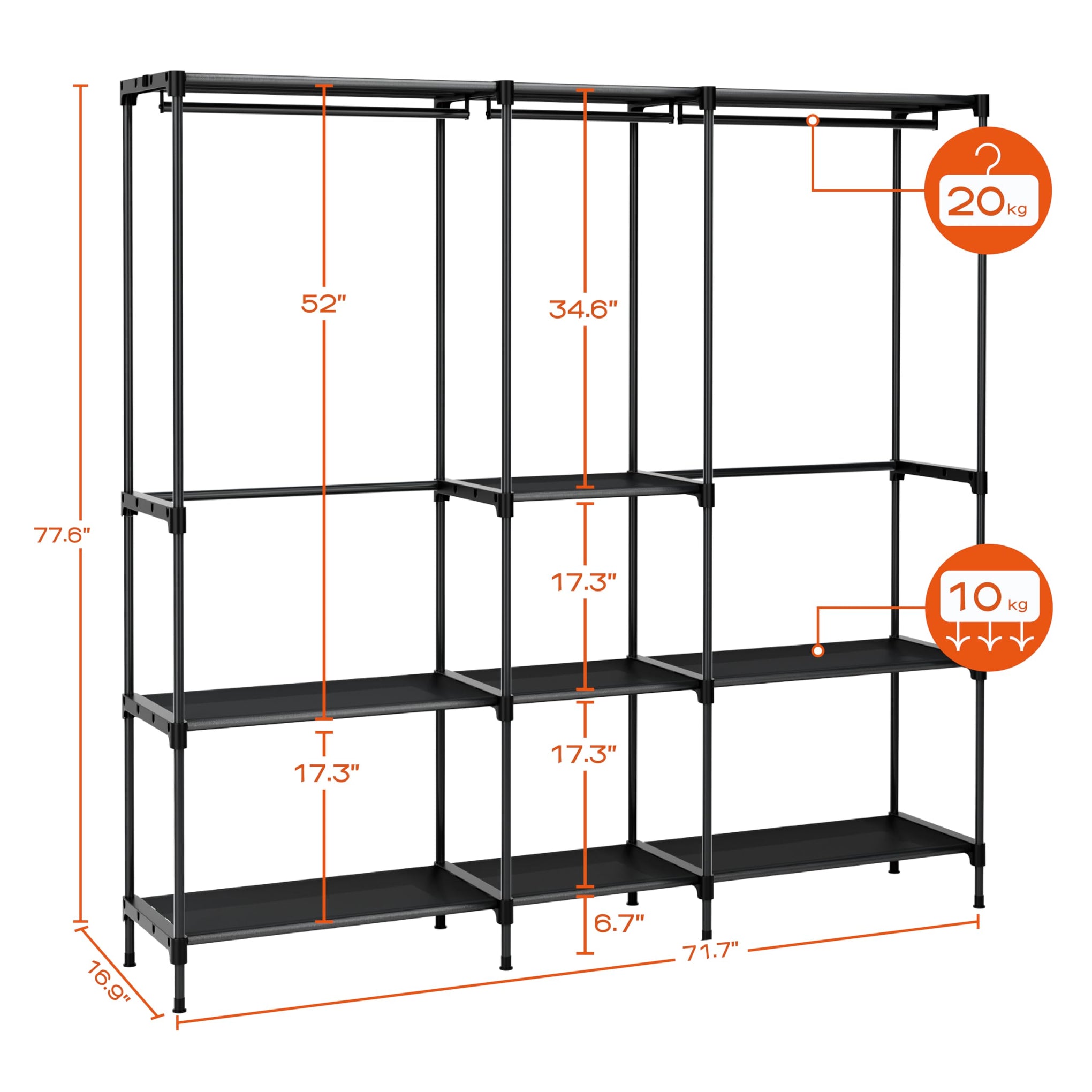 Clothes Rack Portable Closet