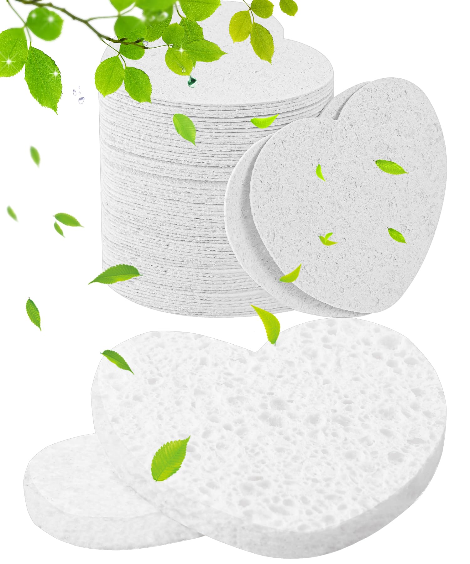 50 Count Compressed Facial Sponges for Estheticians