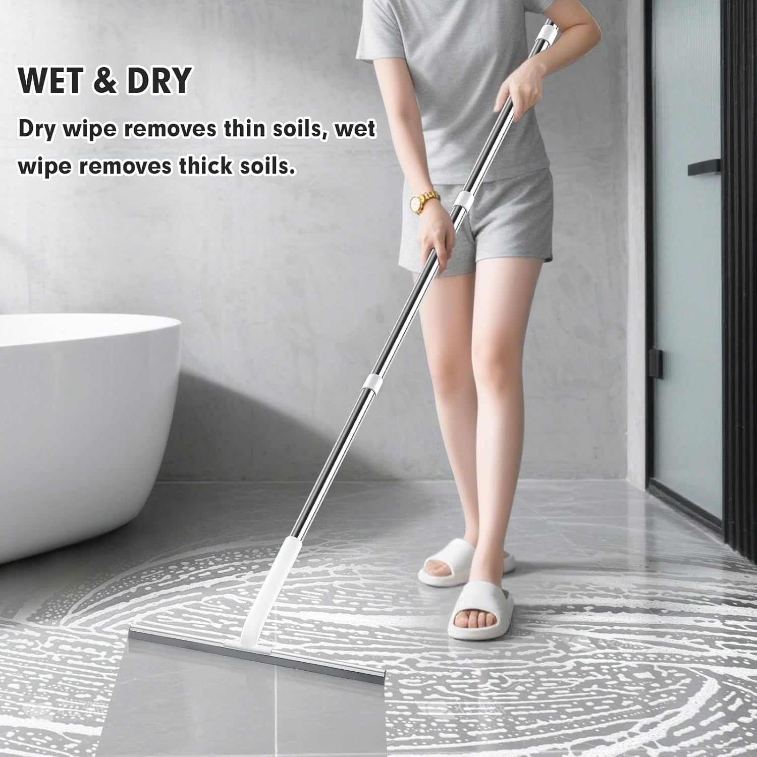 Rubber Floor Squeegee for Smooth Surface Concrete Floor