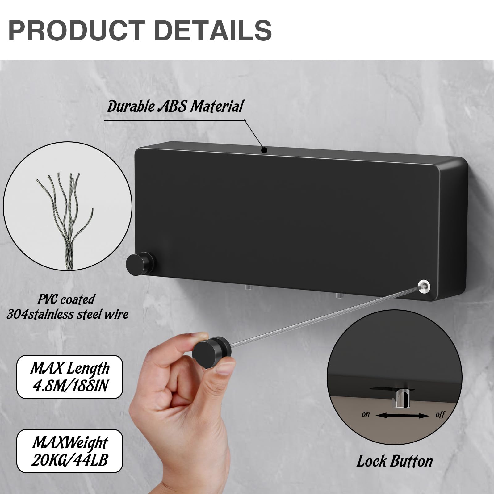 Retractable Clothesline Indoor