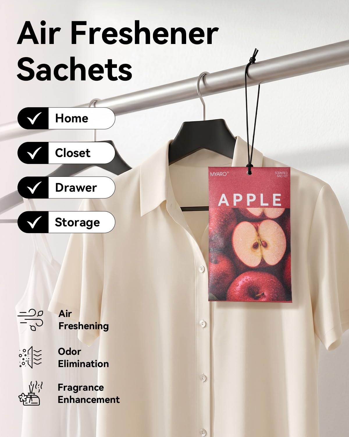 20Pcs Red Apple Scented Sachets (20 Count)