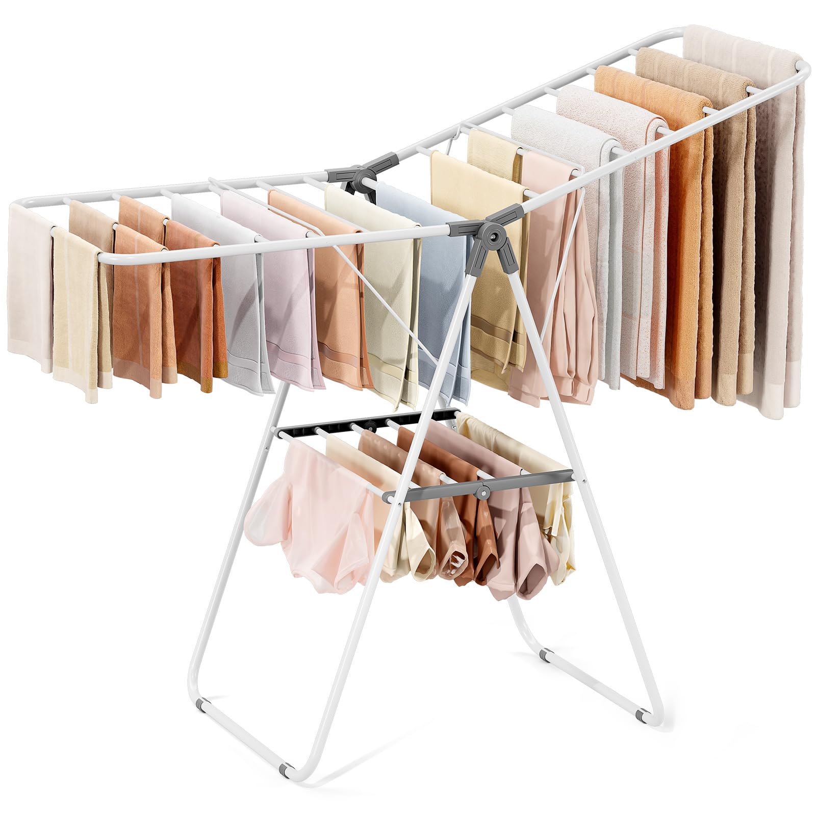 PEXCHASER Foldable Clothes Drying Rack