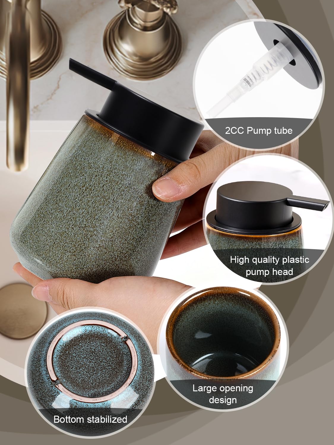 Ceramic Lotion Dispenser
