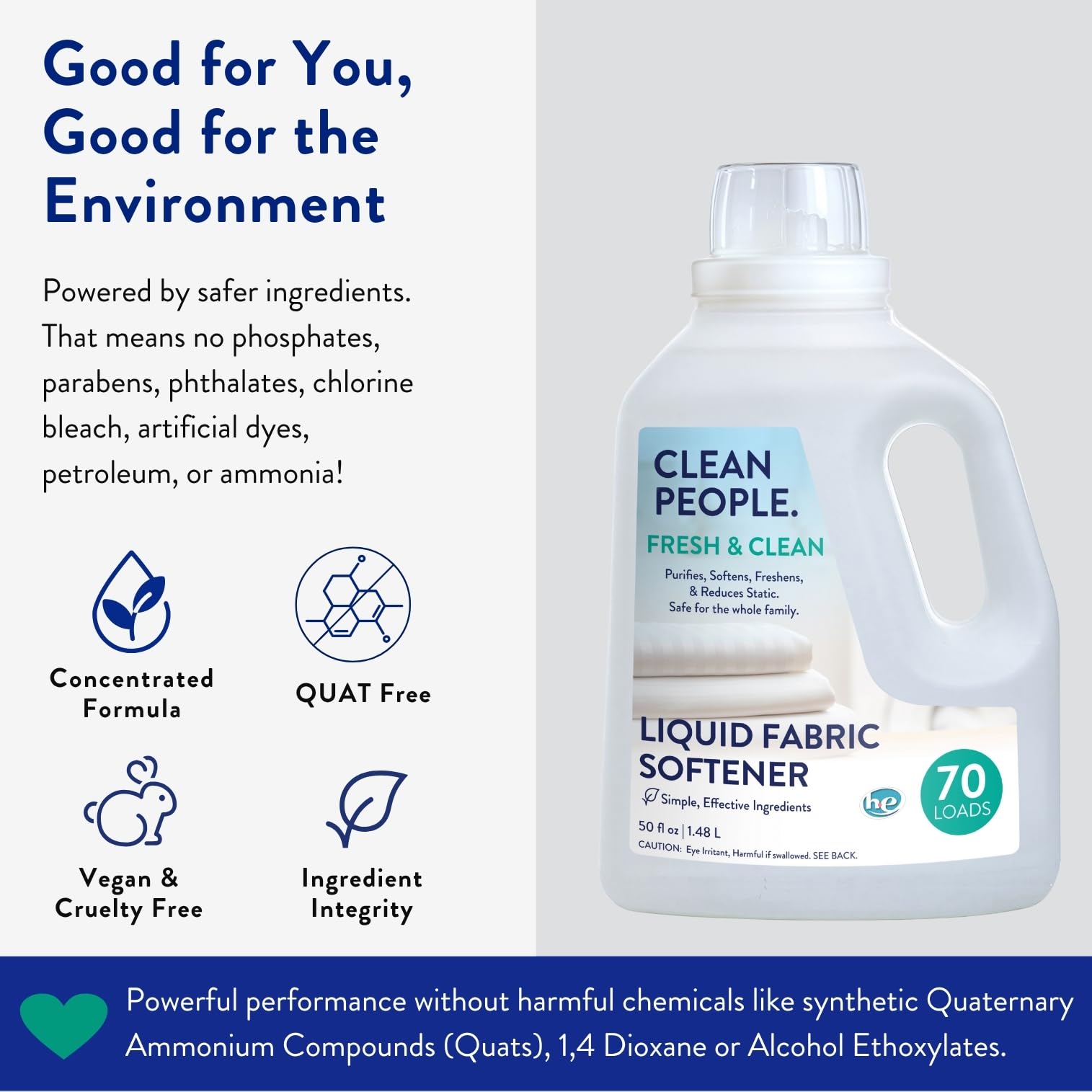 Liquid Fabric Softener (50 Fl Oz)