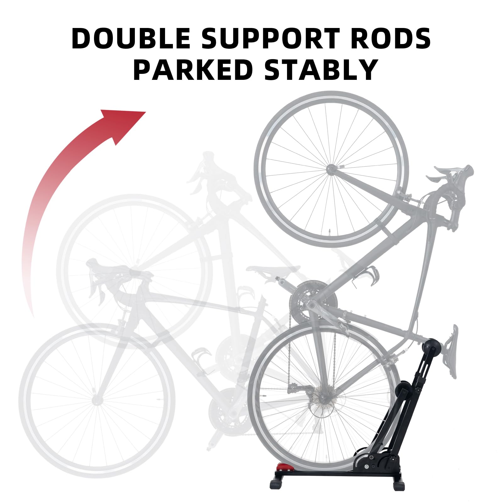 Foldable Vertical & Horizontal Bike Rack