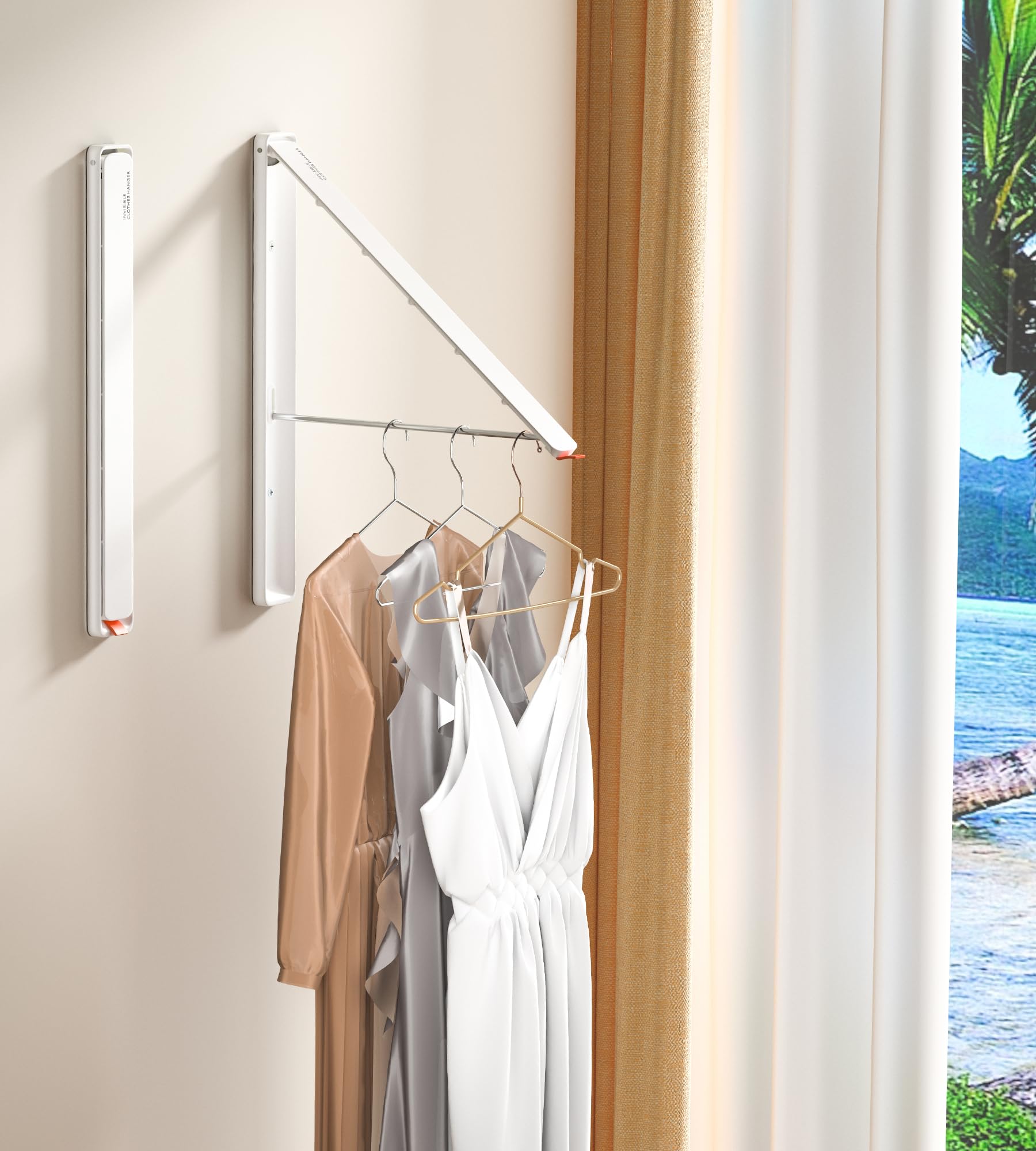 Clothes Drying Rack Wall Mounted