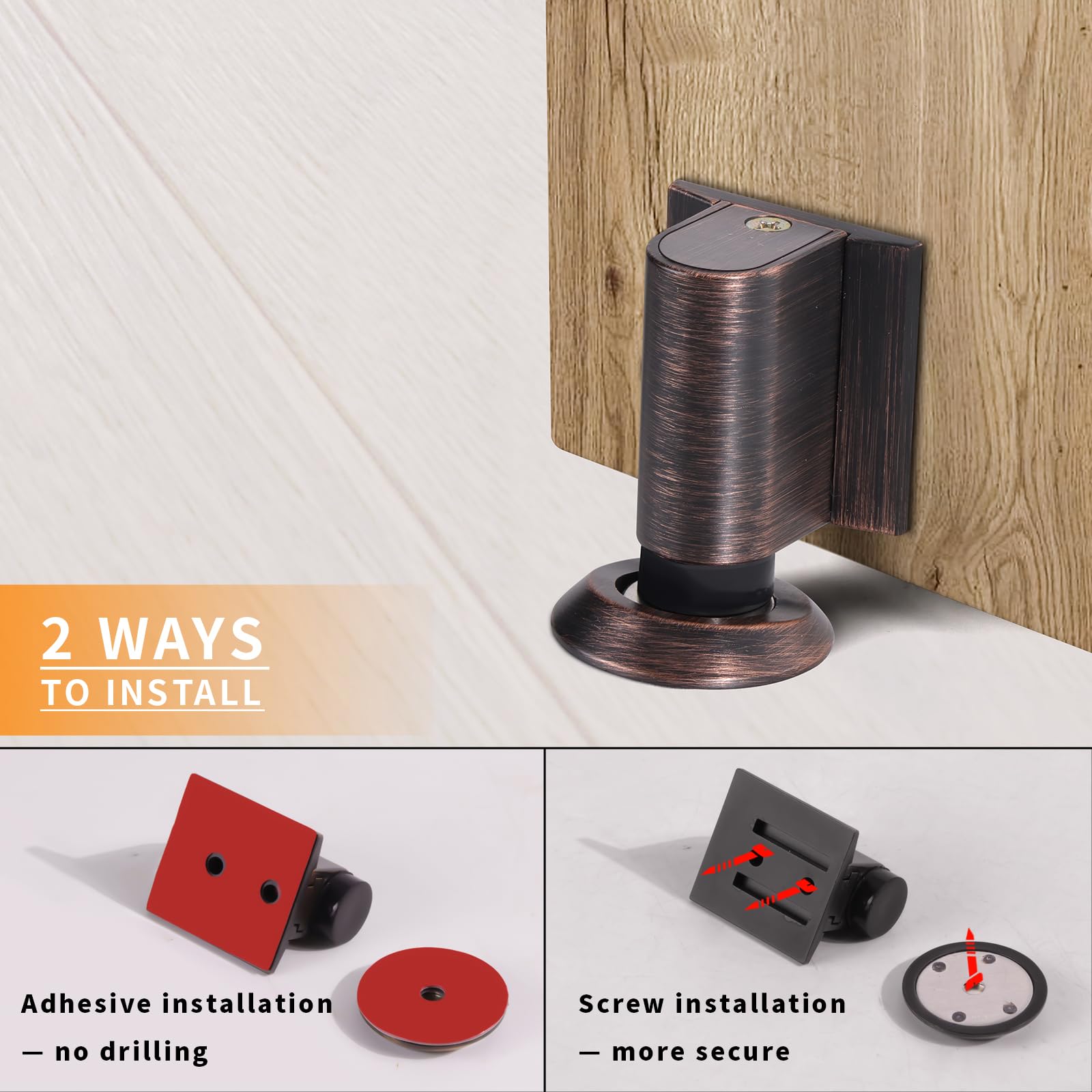 Magnetic Door Stoppers for Bottom of Door