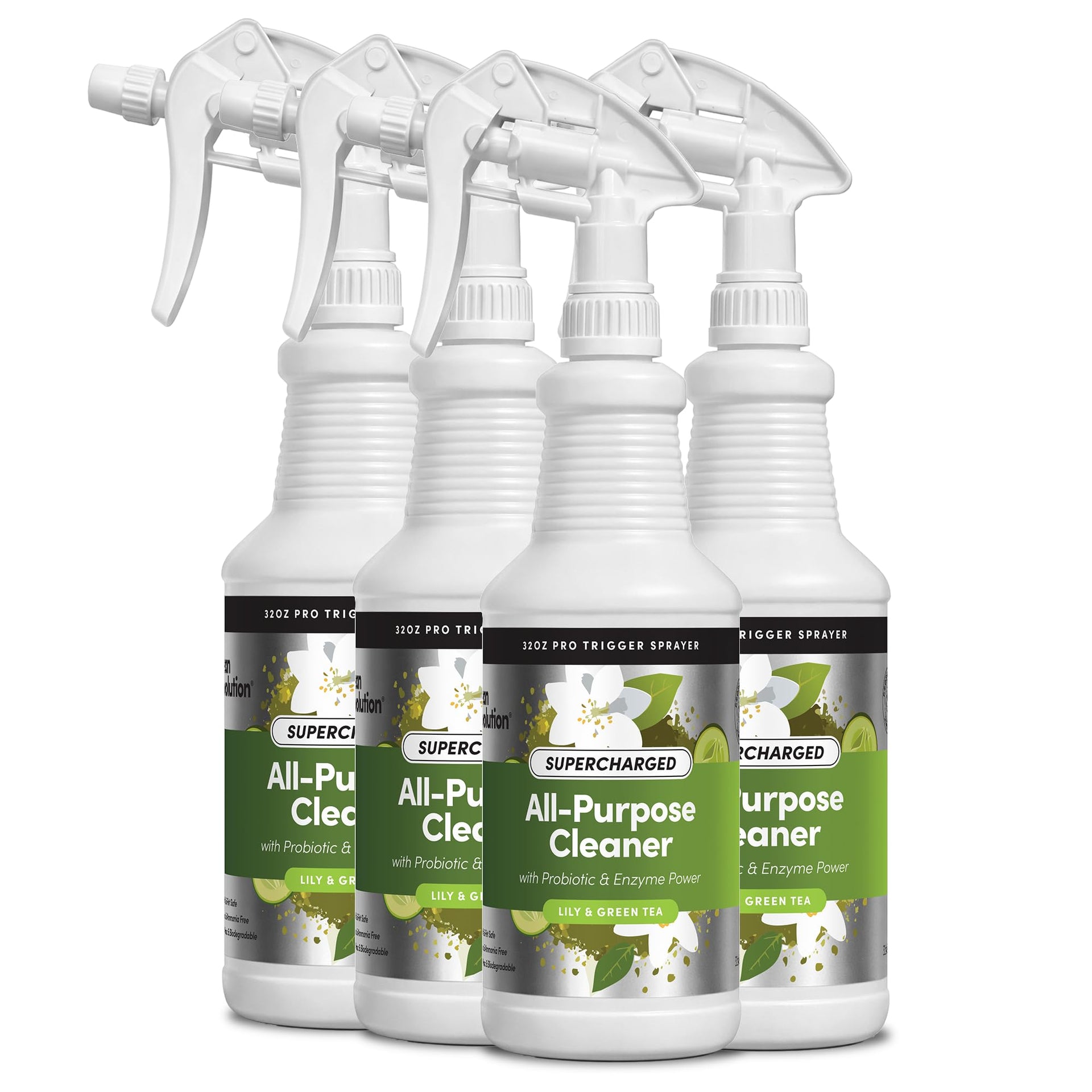 SuperCharged All Purpose Cleaner Refill with Smart Probiotic + Enzyme Complex (128 Fl Oz)