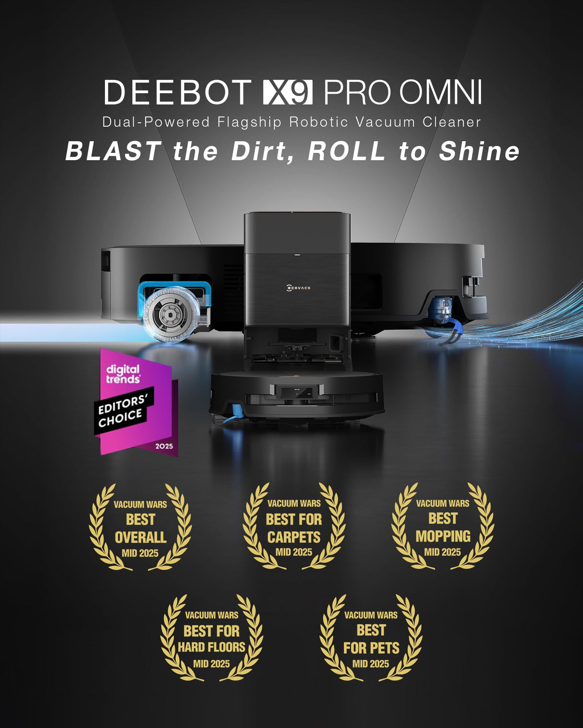 DEEBOT X9 PRO Omni Robot Vacuum