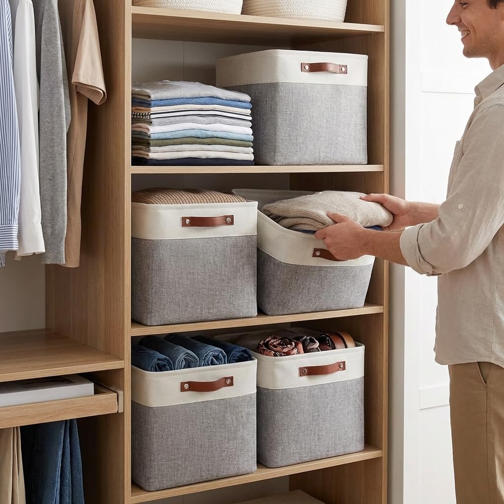 Cube Storage Bins (4 Count)