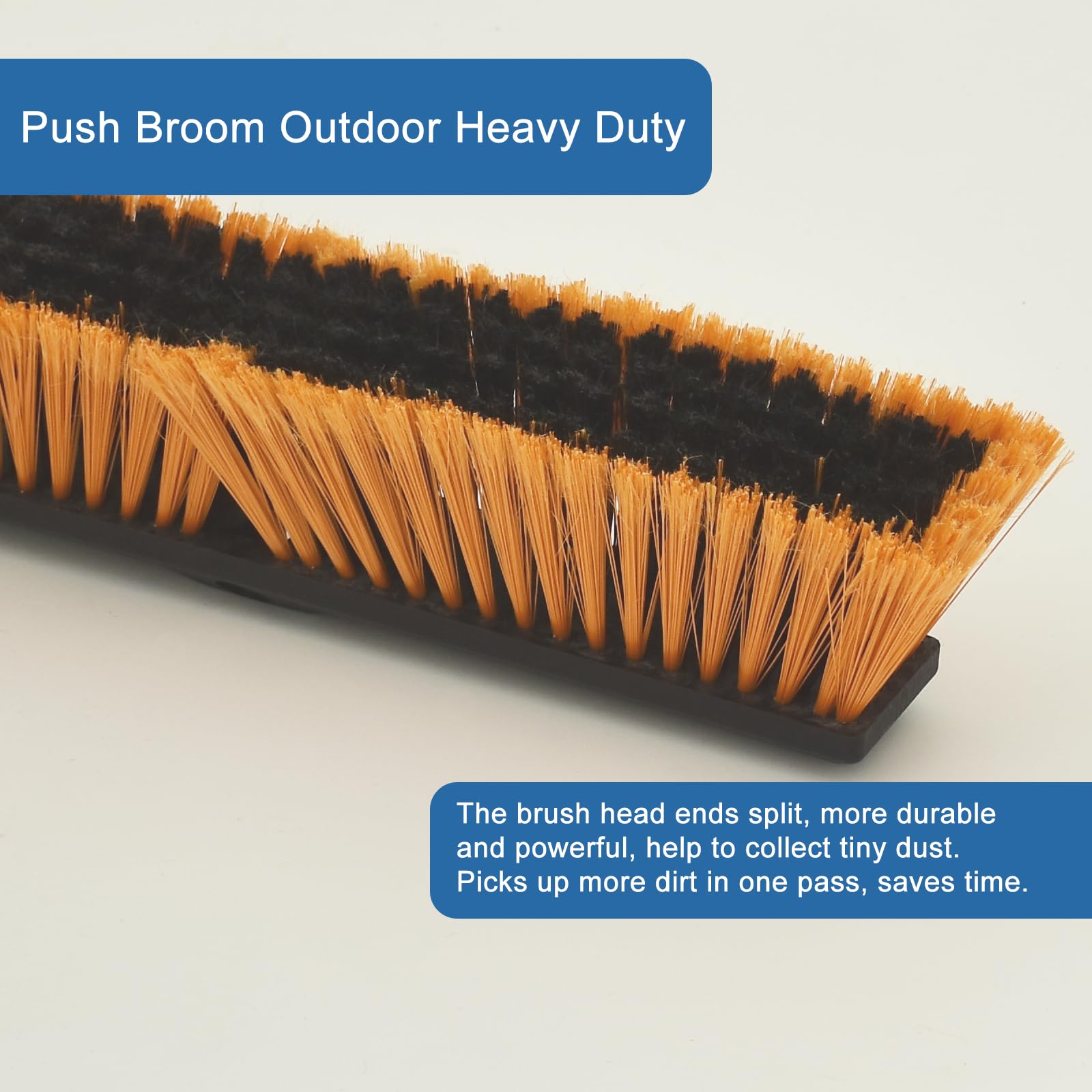 24 Inchs Push Broom Outdoor Heavy Duty