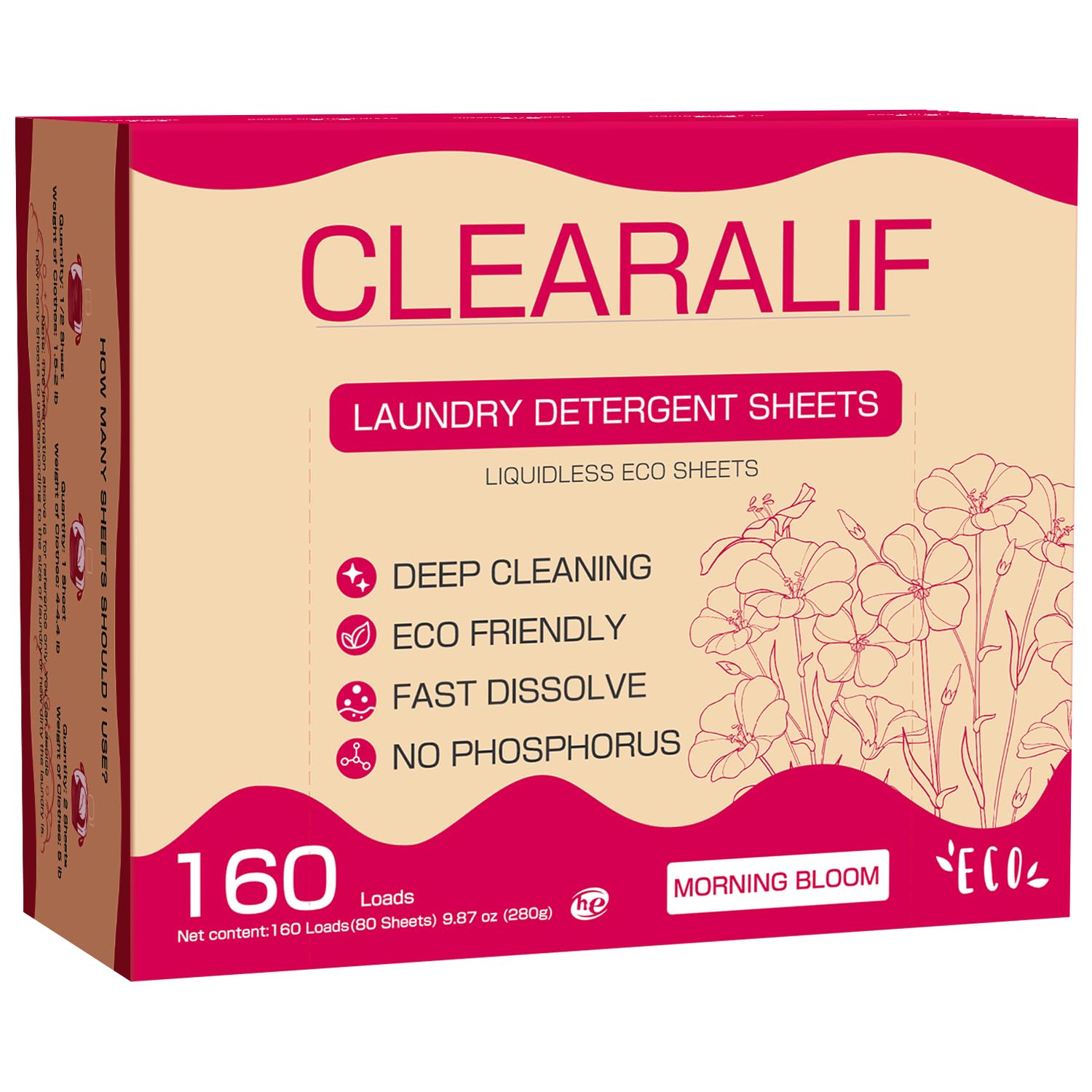 Laundry Detergent Sheets (80 Count)