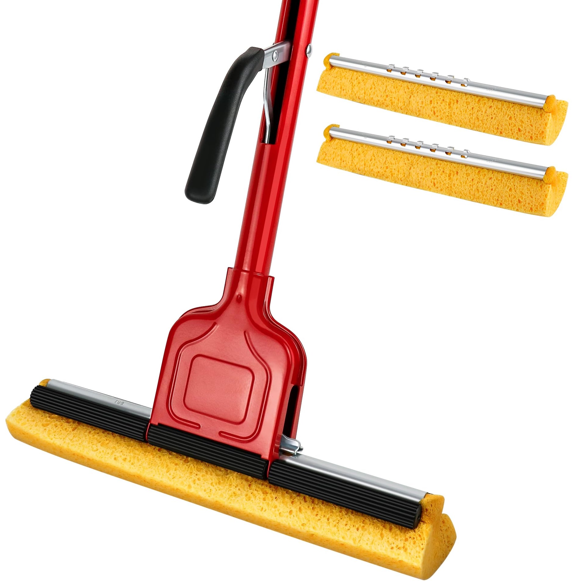 Cellulose Sponge Pop Up Sponge Mop with 2 Swop Roller Sponge mop Suitable for Wood