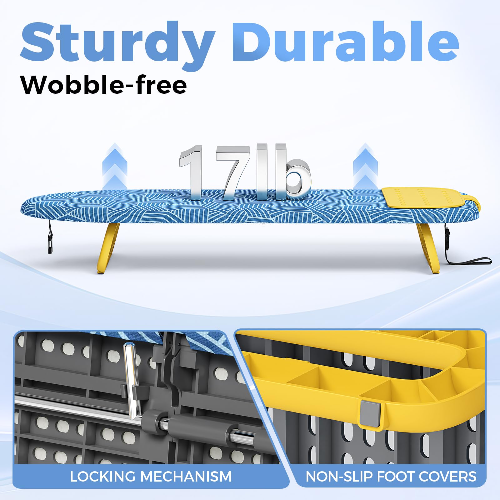 Small Ironing Board with Iron Mat