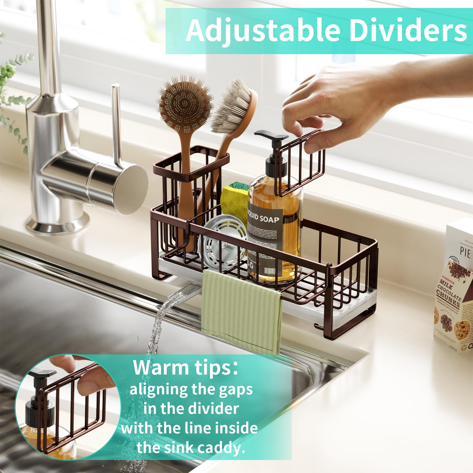 Sponge Holder for Kitchen Sink