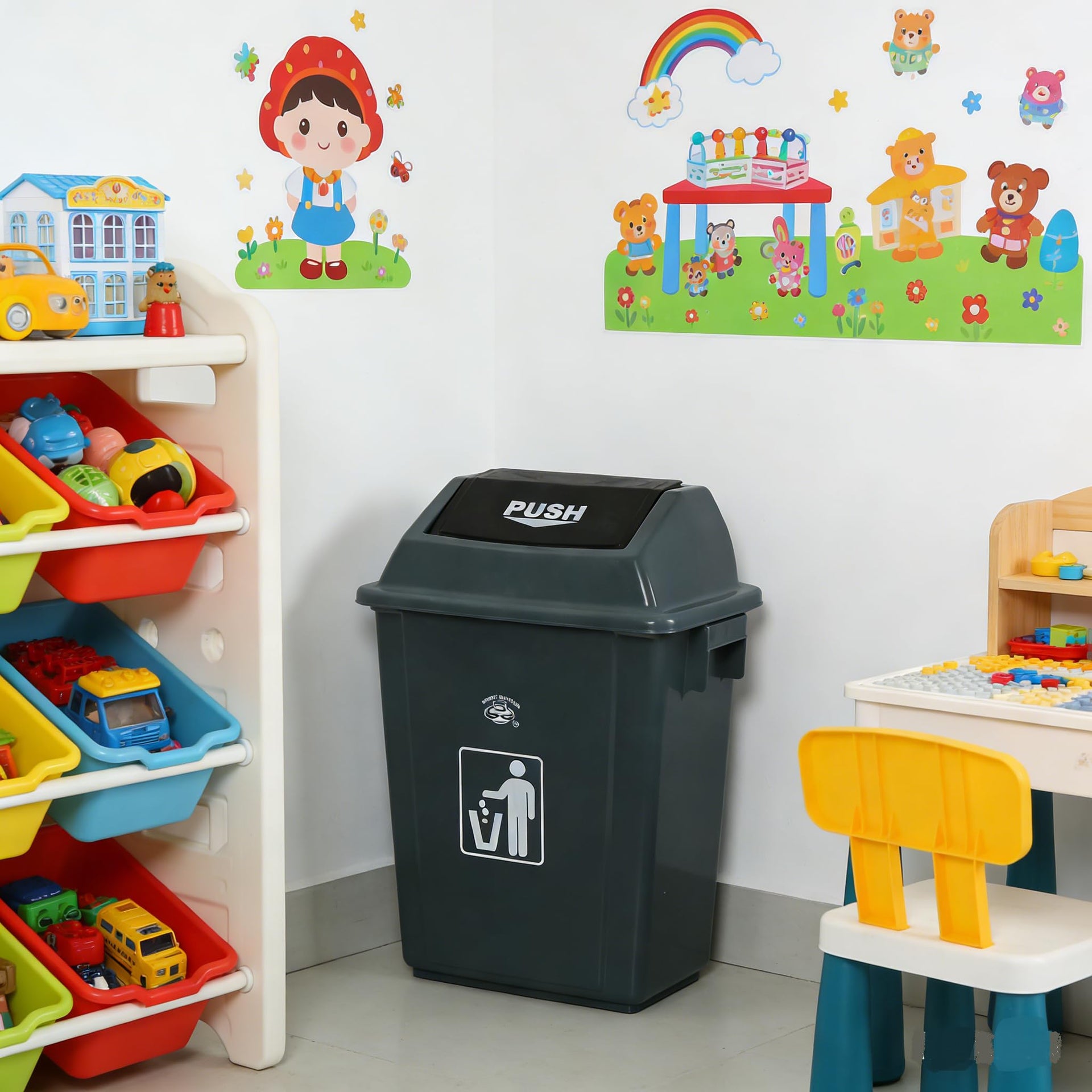 8 Gallon Small Trash Can 4 (4 Count)