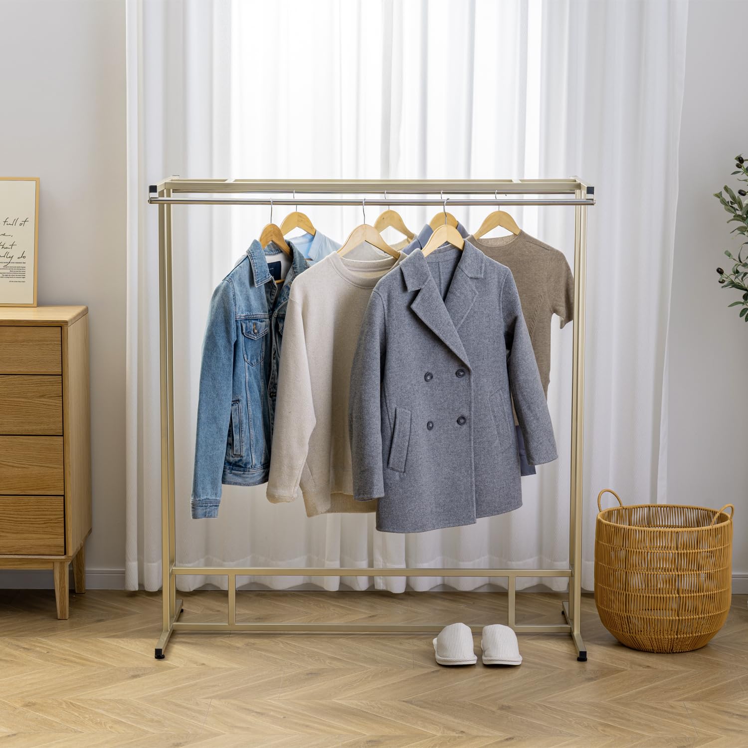 Brass Garment Rack