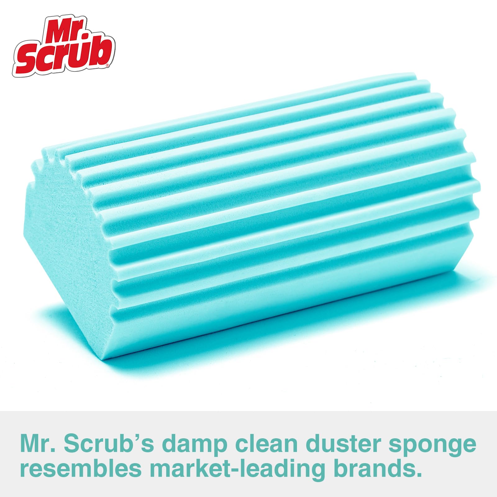 4 Pack Damp Dusting Sponge Duster (4 Count)
