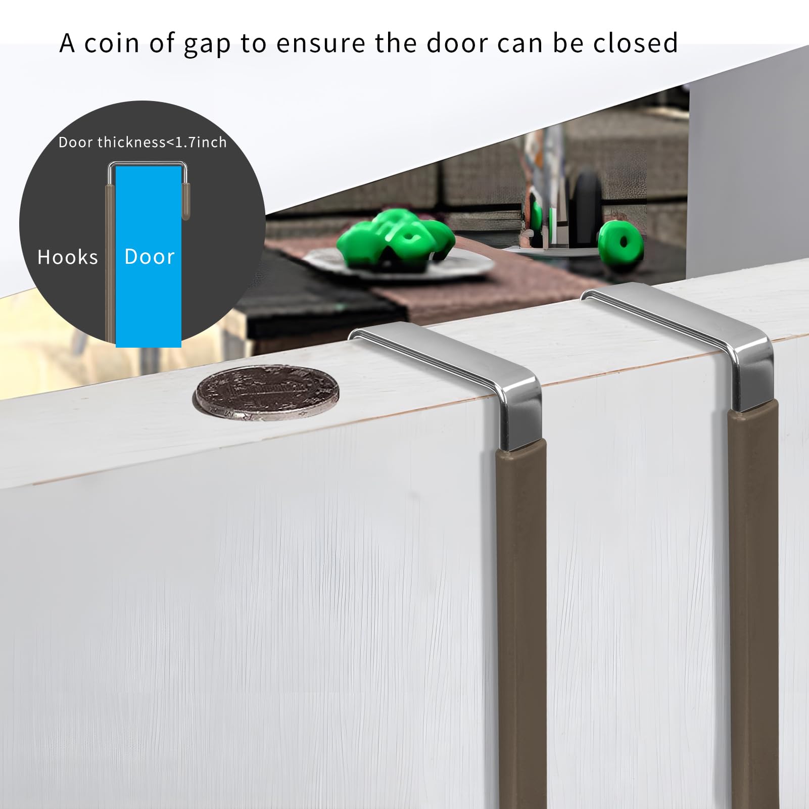Over the Door Hooks (4 Count)