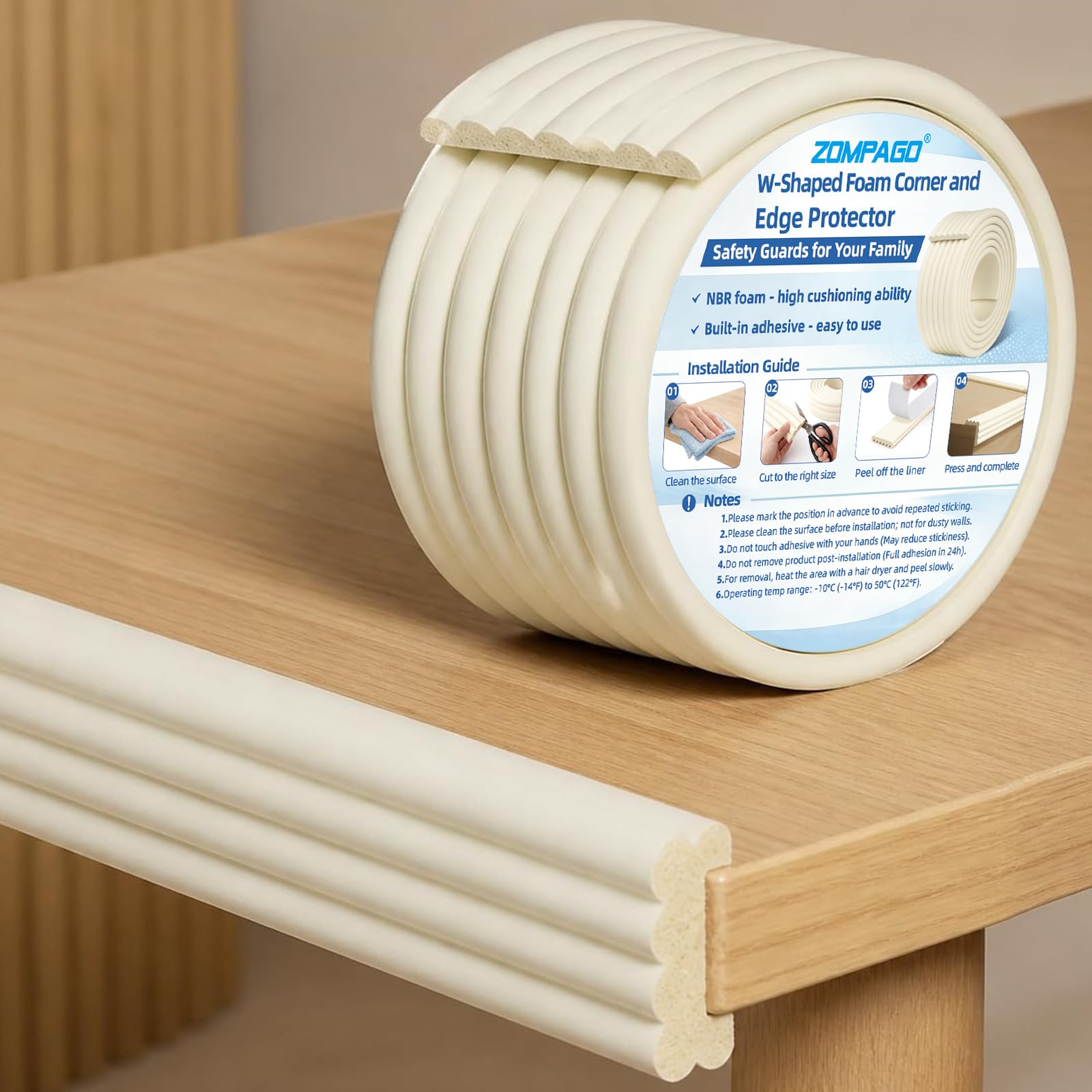 Foam Baby Edge Protector Strip Furniture Safety