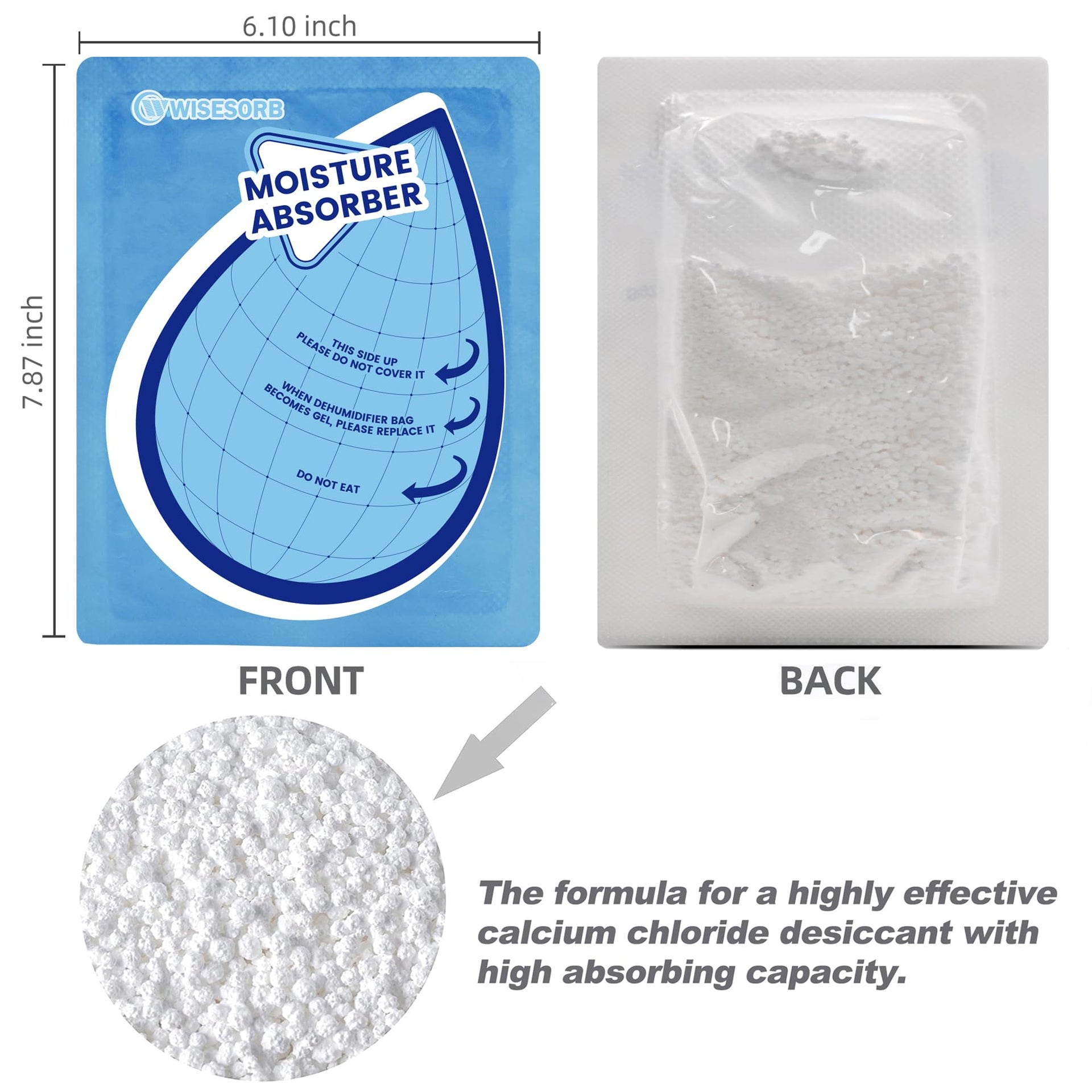 100 Gram 10 Packs Moisture Absorbers