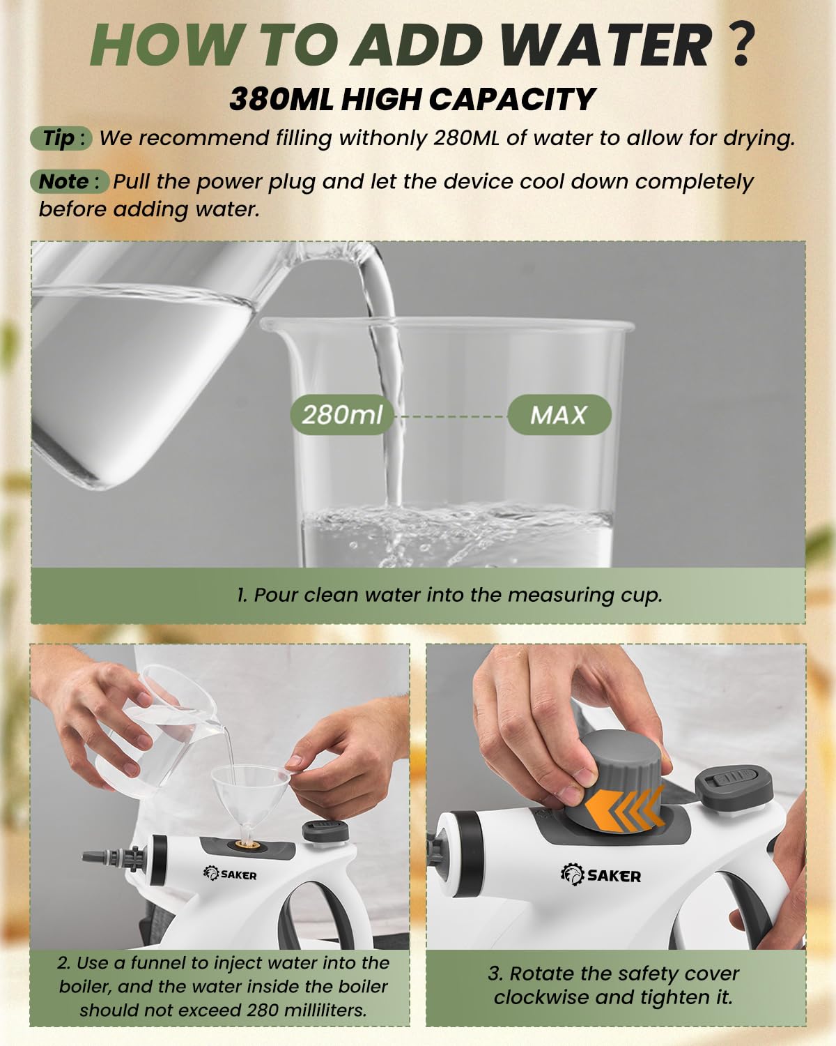 Handheld Steam Cleaner Upgraded