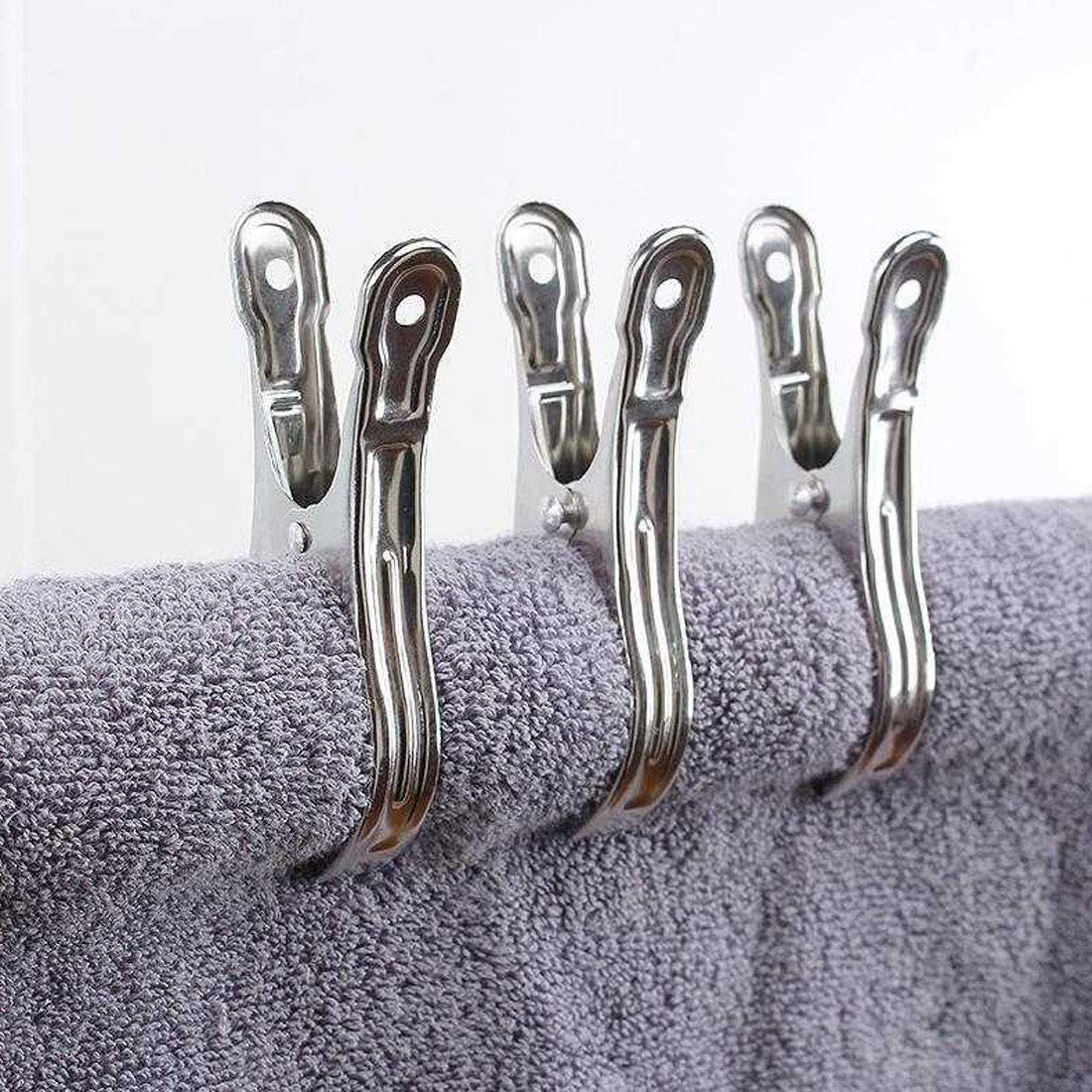 20Pack 3.5 Inch Heavy Duty Stainless Steel Large Alligator Binder Clips (20 Count)