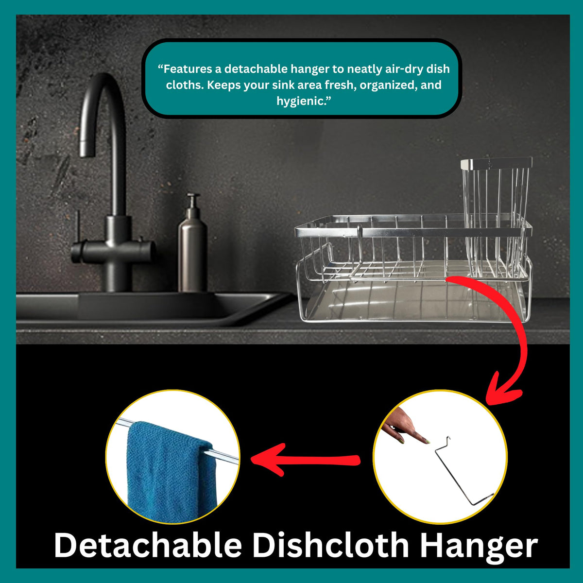 Sponge Holder for Kitchen Sink