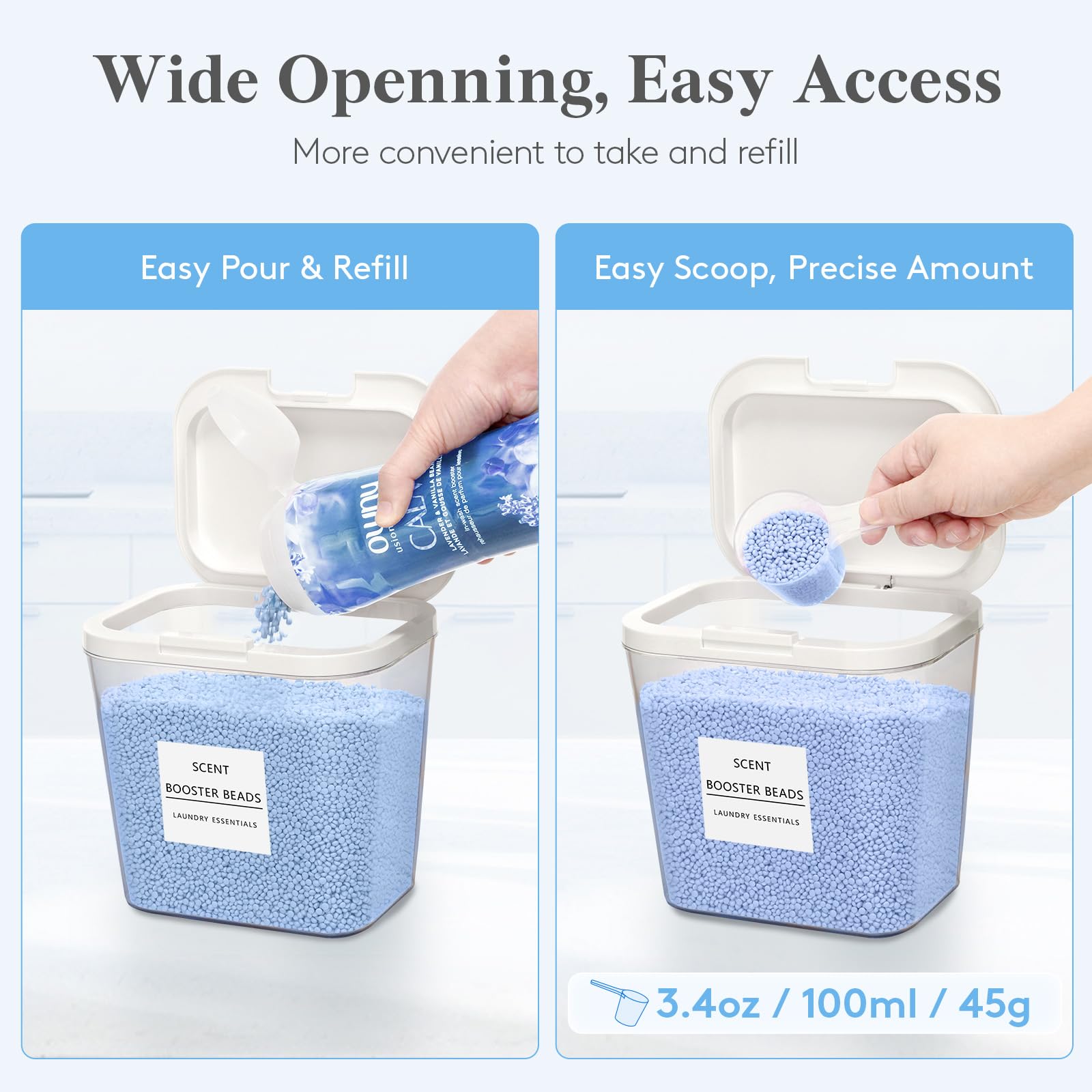 Laundry Pods Container with Pop (3 Count)