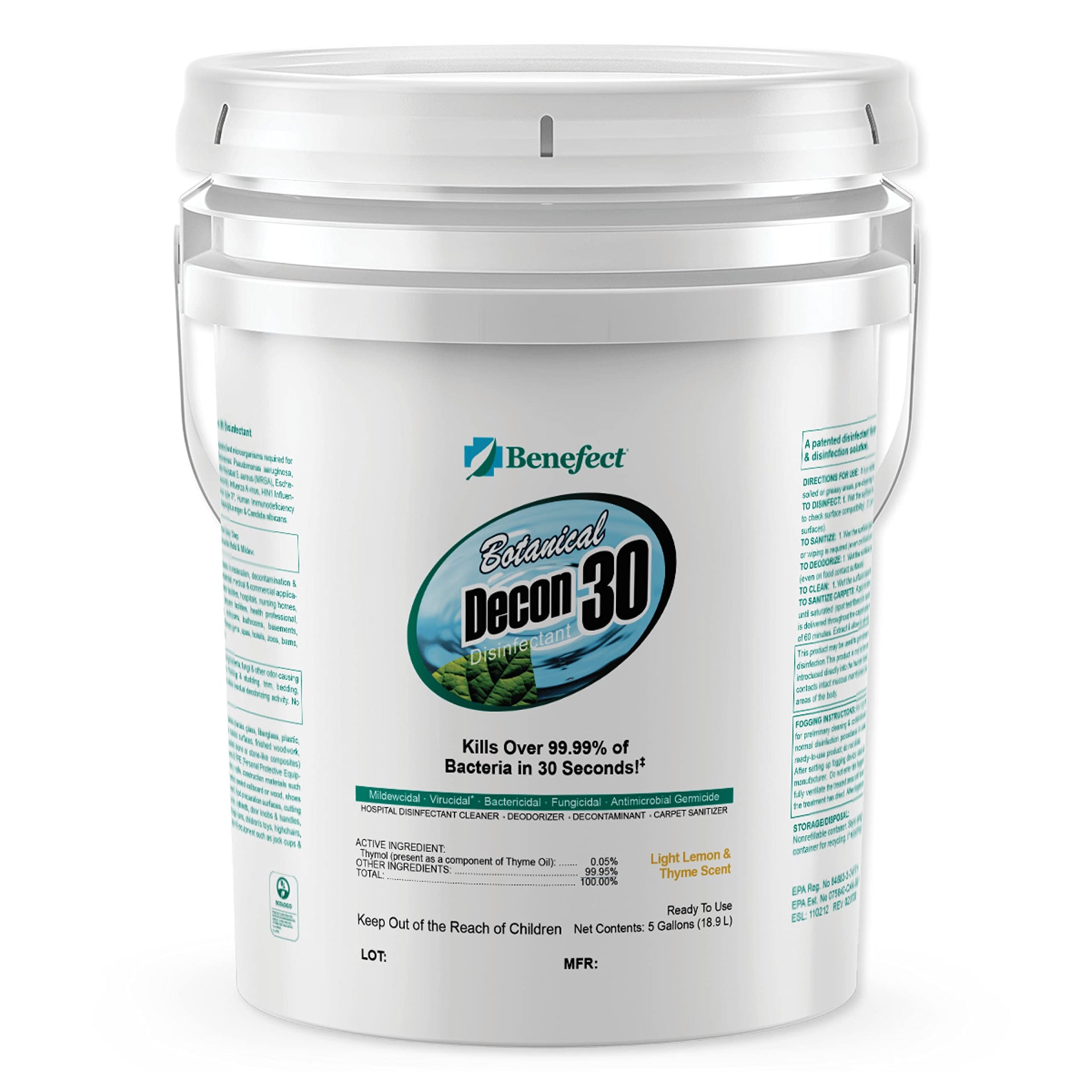 Botanical Decon 30 Disinfectant Cleaner (640 Fl Oz)