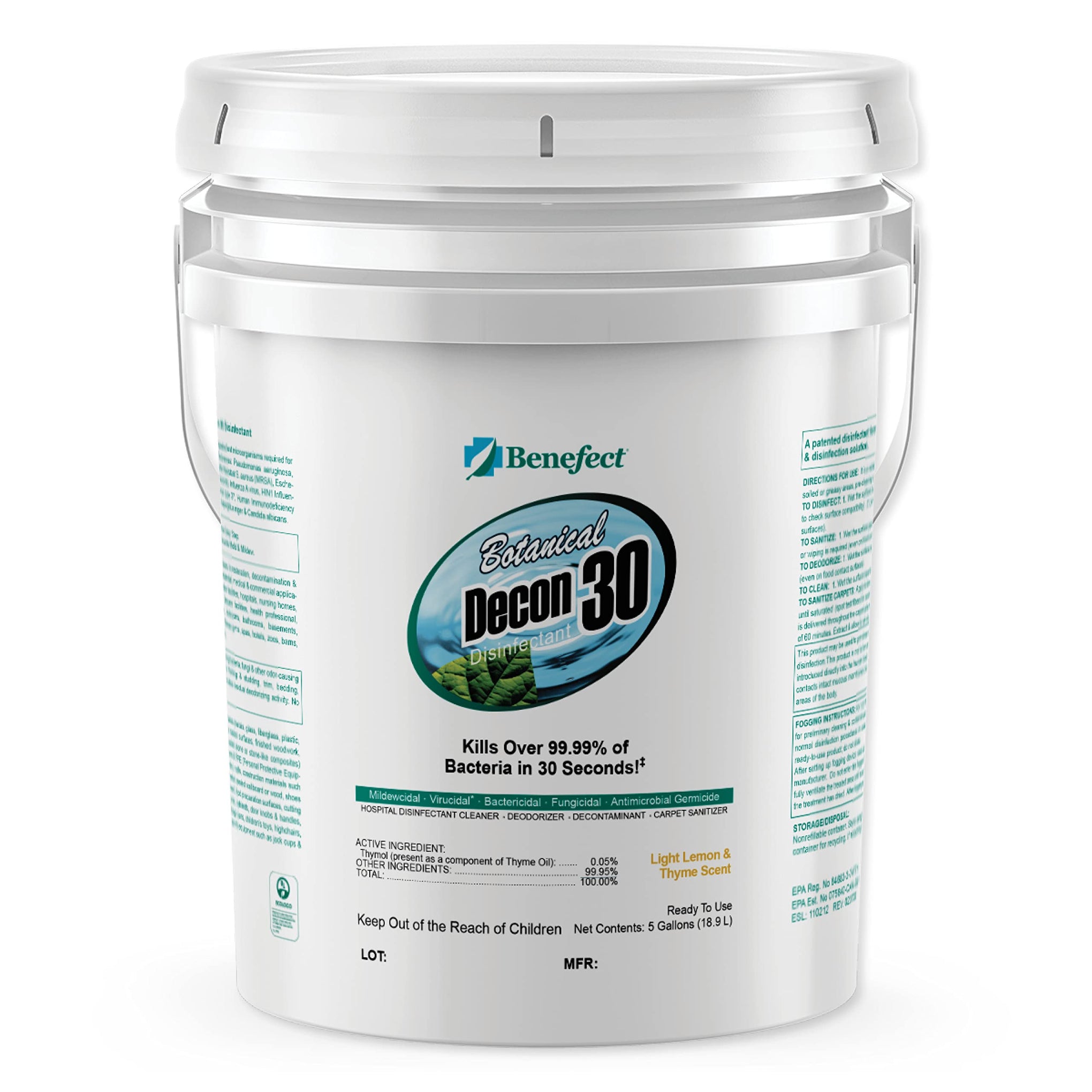 Botanical Decon 30 Disinfectant Cleaner (640 Fl Oz)