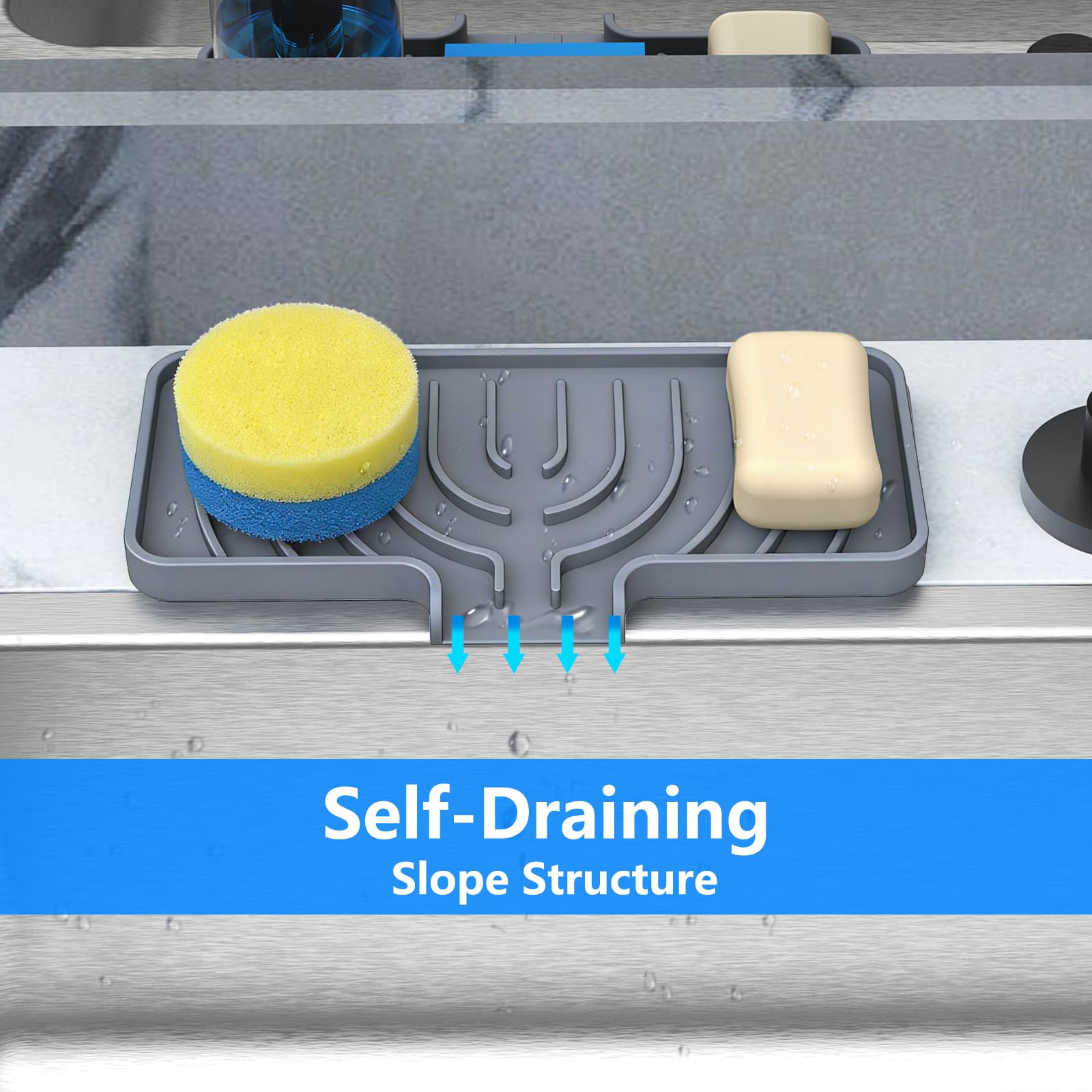 Sponge Holder for Kitchen Sink