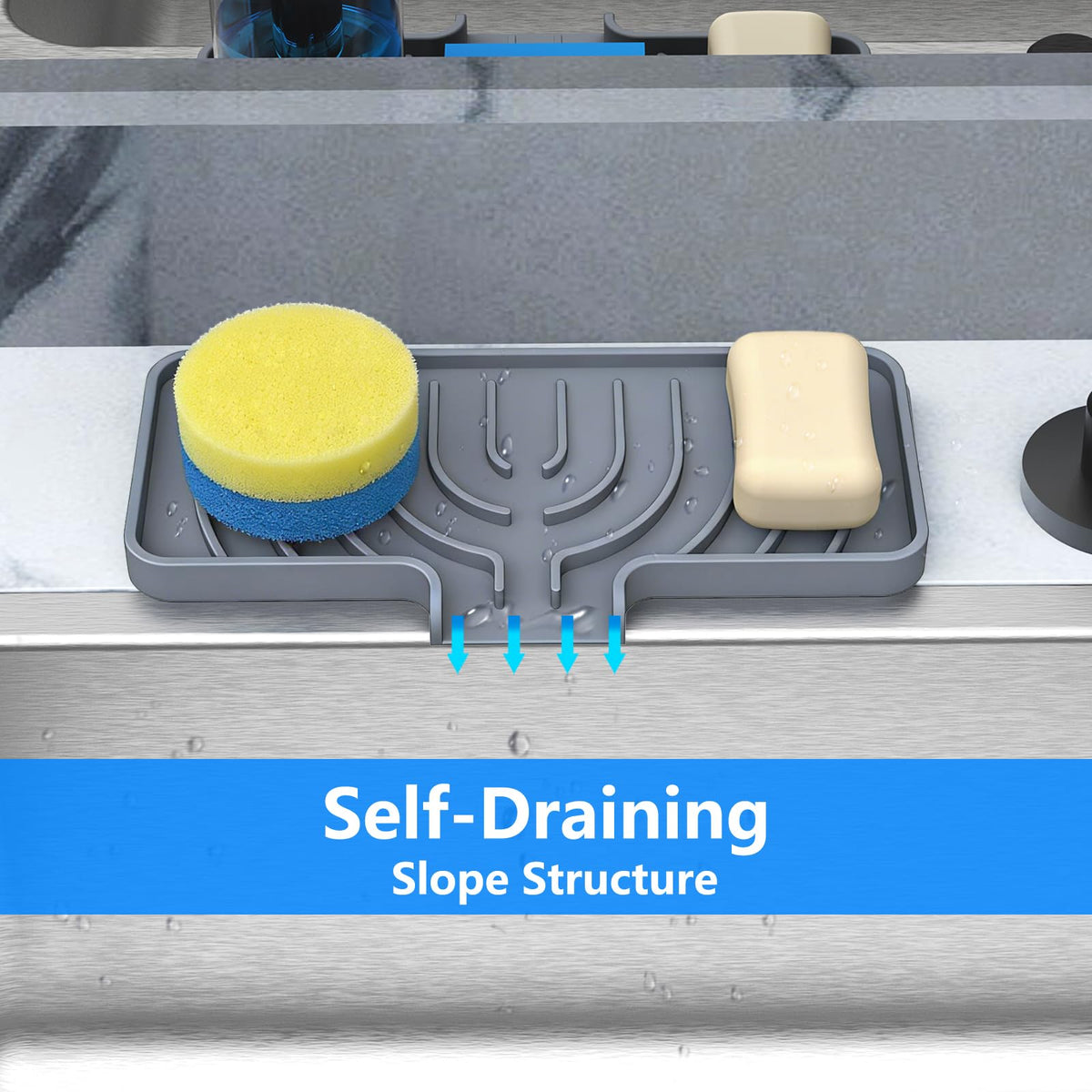 Sponge Holder for Kitchen Sink