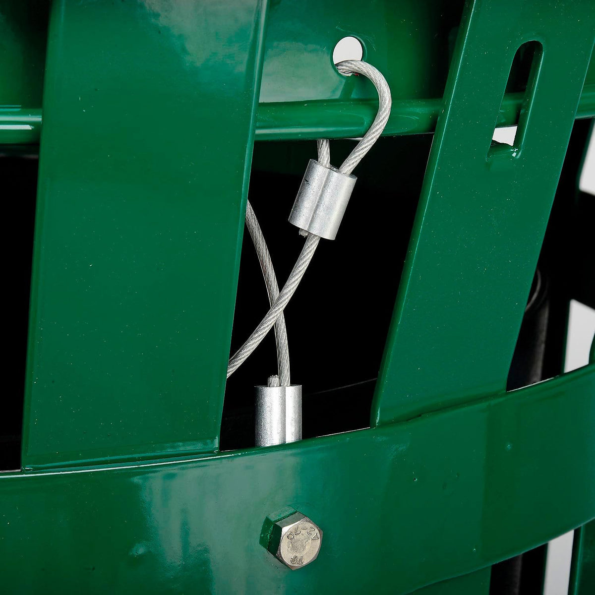 Heavy Duty 36 Gallon Cap Outdoor Metal Slatted Trash Can