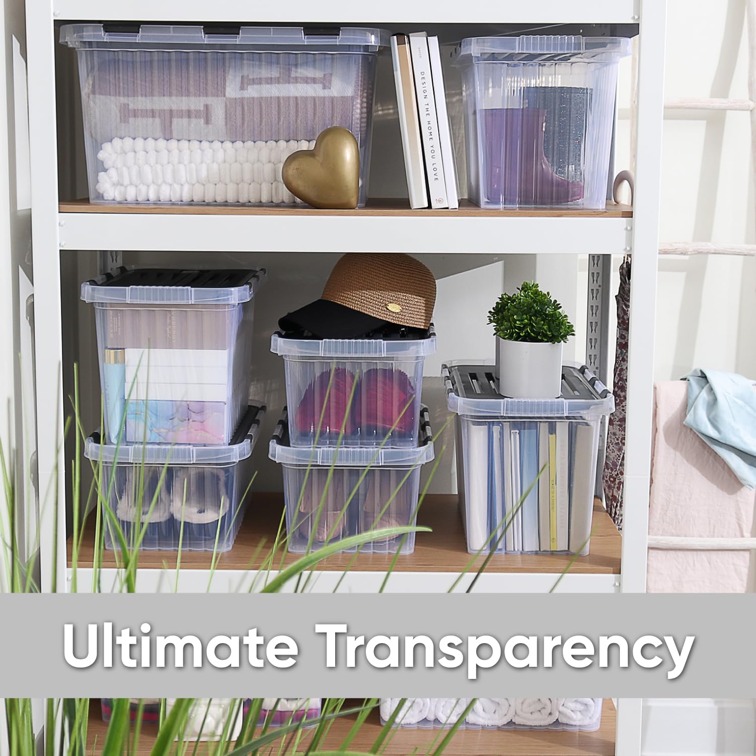 Storage Bins with Lids