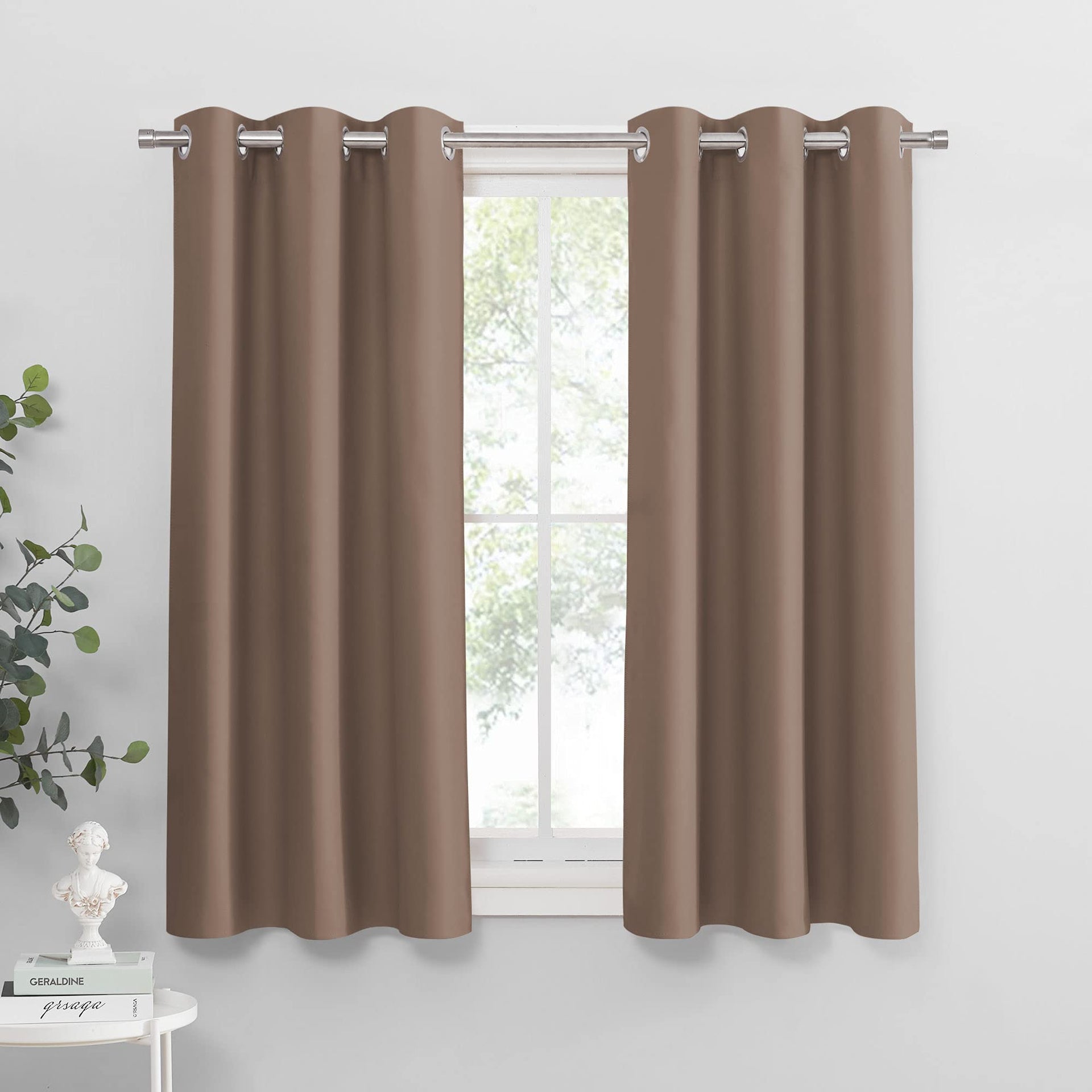 Basement Window Curtains (2 Count)