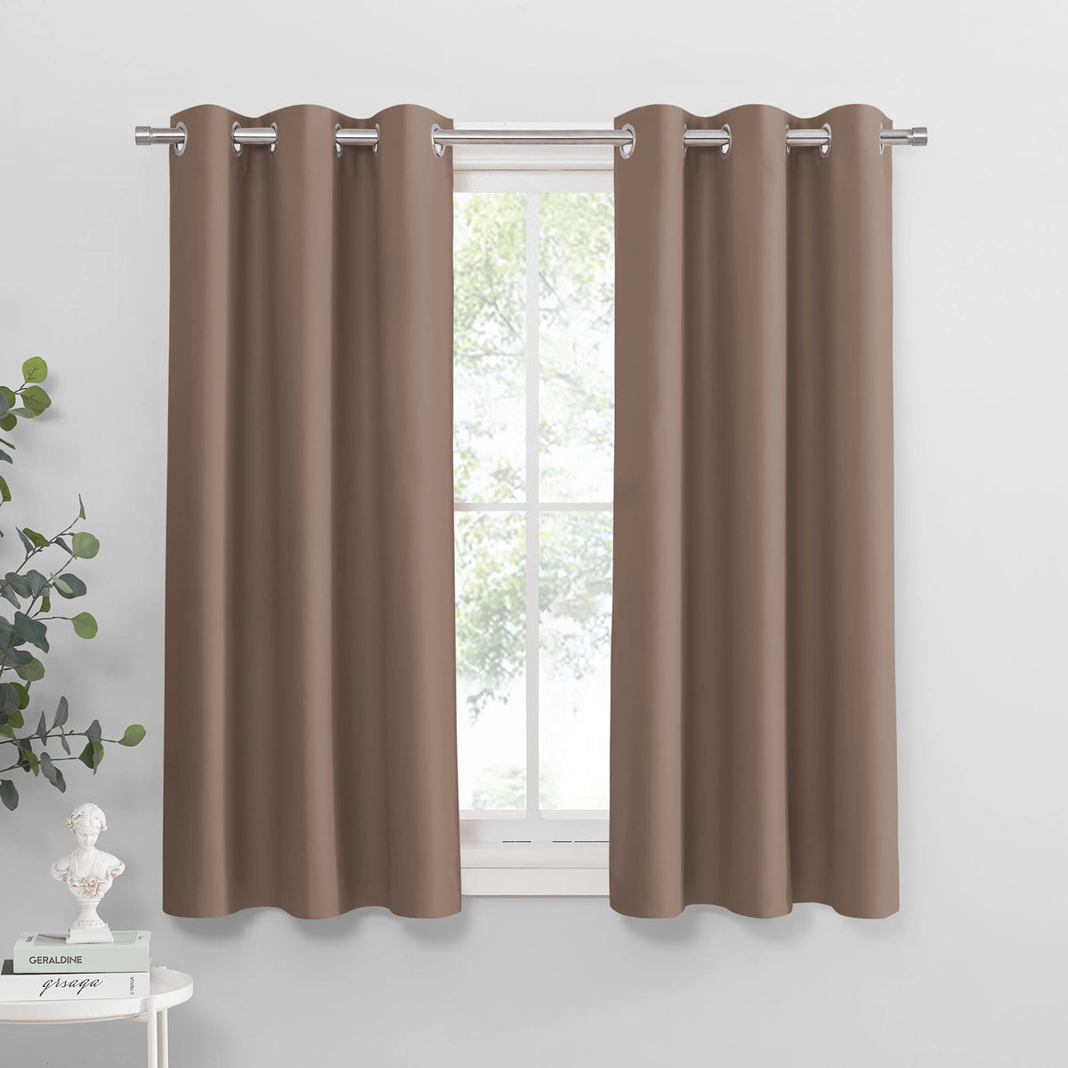 Basement Window Curtains (2 Count)