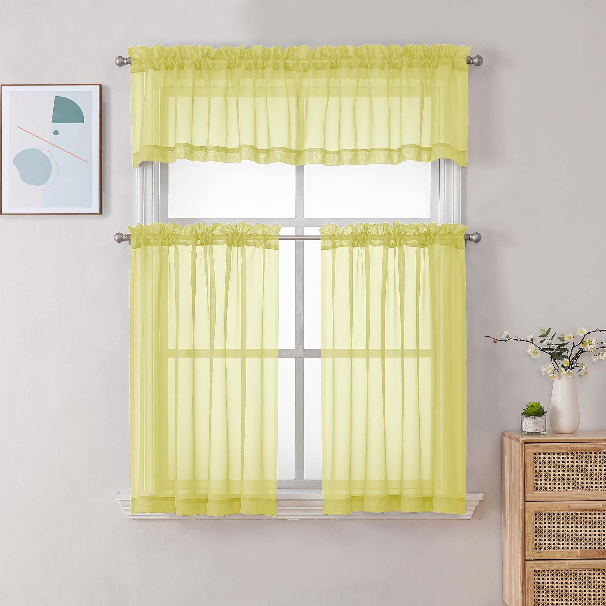 Sheer Valances for Windows (2 Count)