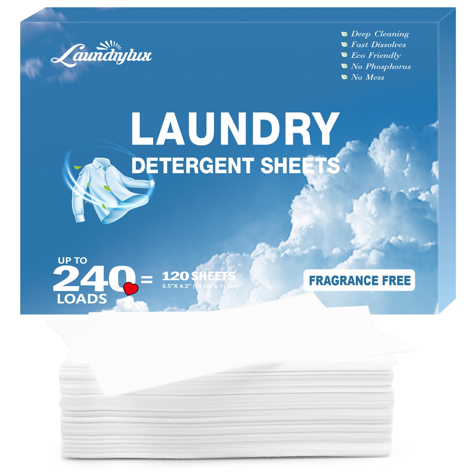 Laundry Detergent Sheet (120 Count)