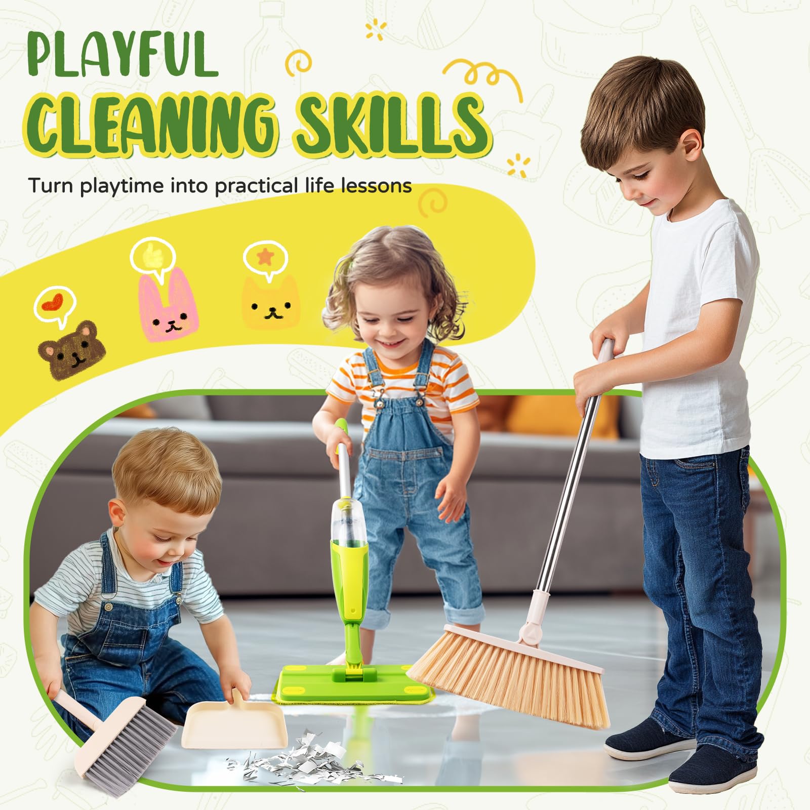 Kids Cleaning Toy Set