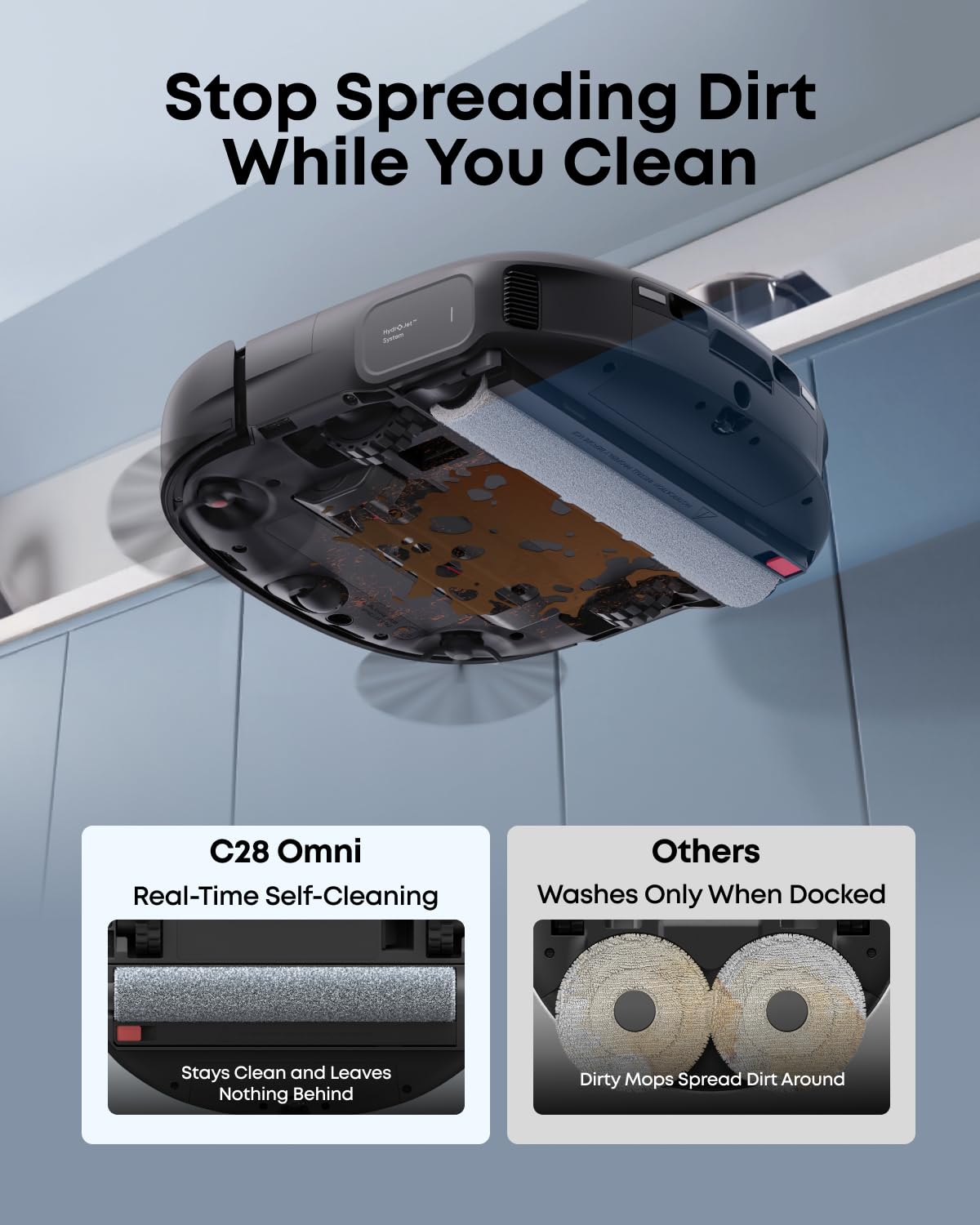 C28 Robot Vacuum and Mop Combo