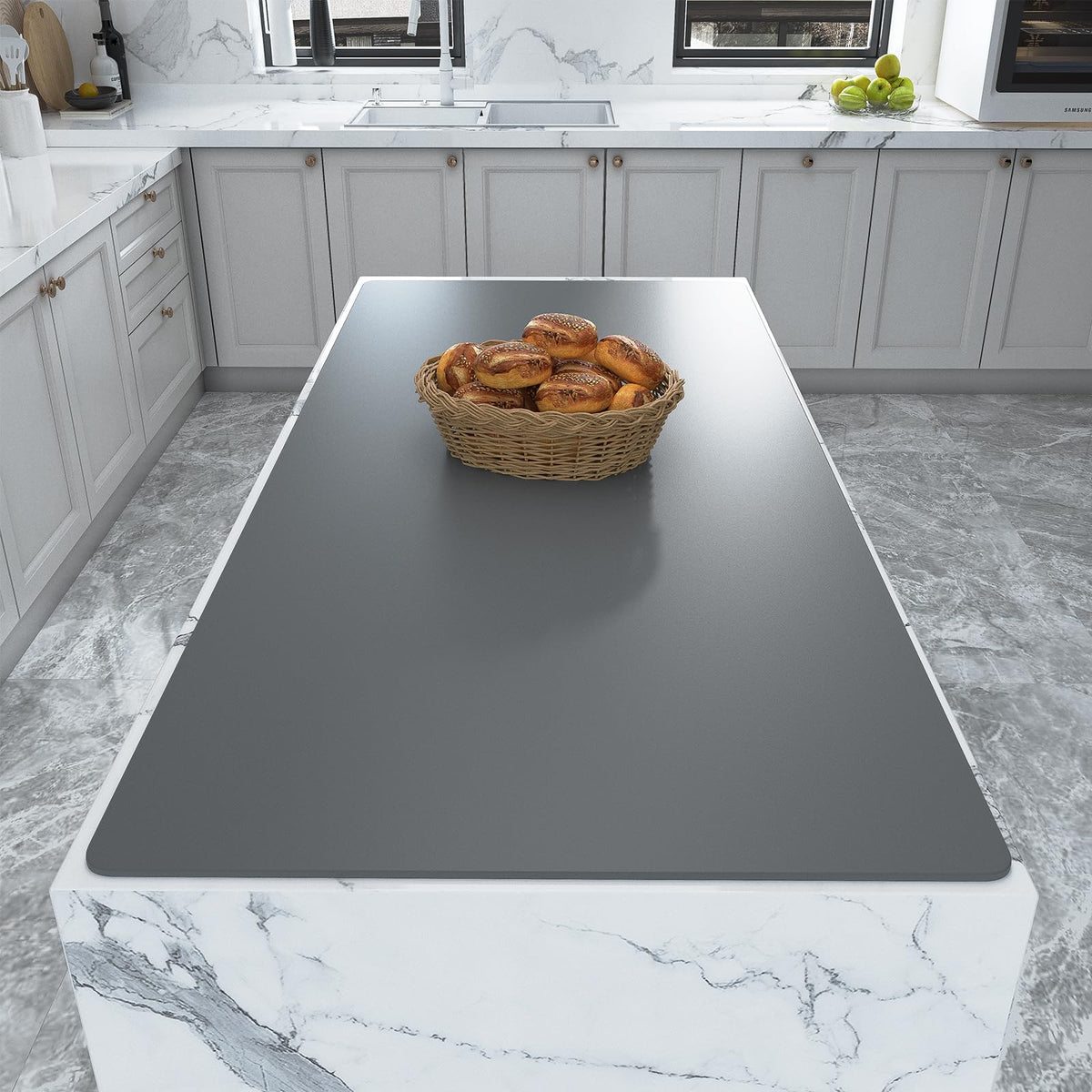 Silicone Mat 47"x 23" Silicone Mats for Kitchen Counter (7.7 Sq Ft)