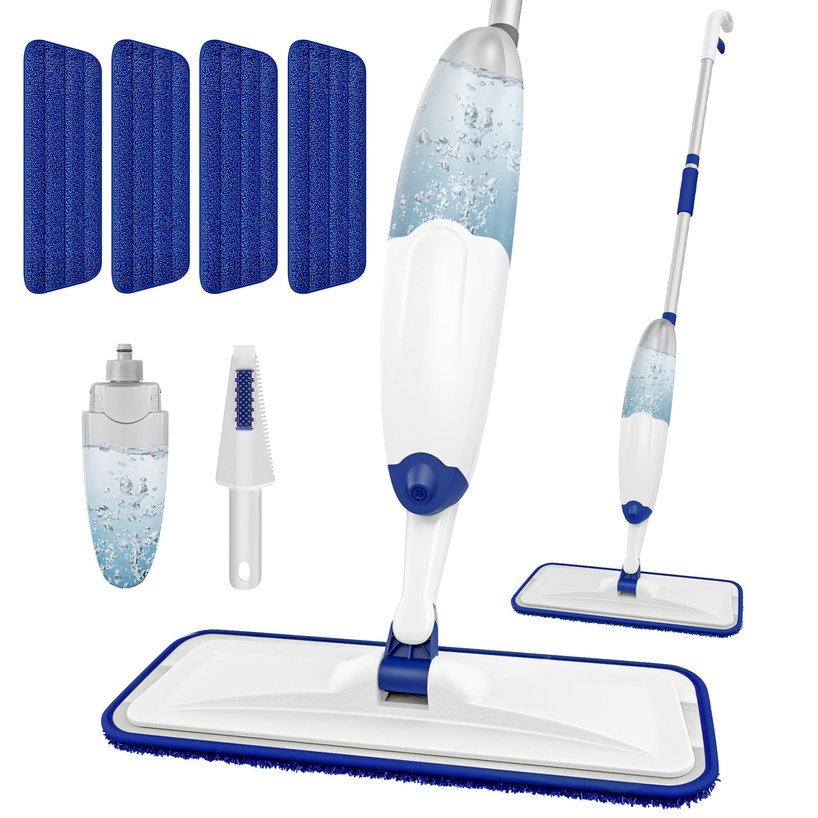 Microfiber Flat Mop with Sprayer